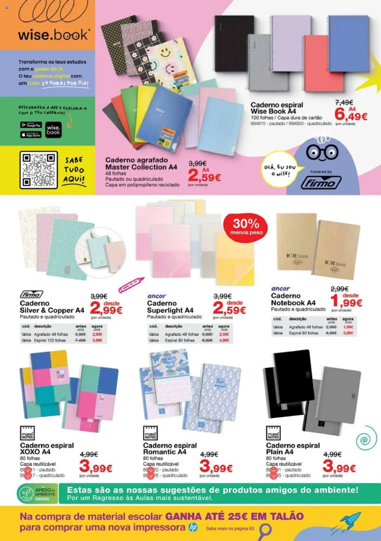 Staples - Folheto Regresso às Aulas 2025 │ válido de 18.08.2025 | Página: 19 | Produtos: Caderno, Impressora, Notebook