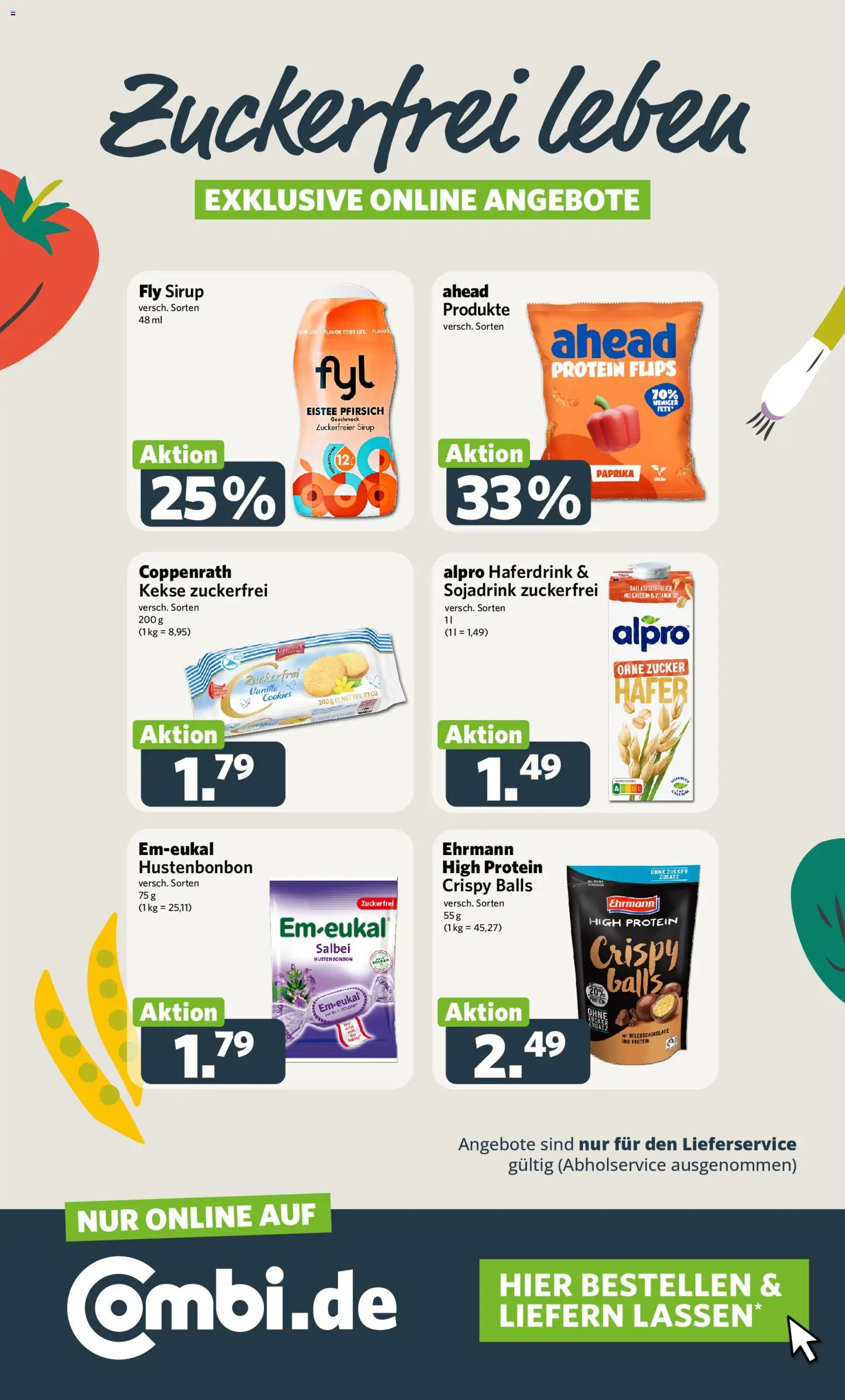 Combi Prospekt 	 – gültig ab 19.01.2026 | Seite: 28 | Produkte: Sirup, Haferdrink, Alpro, Pfirsich