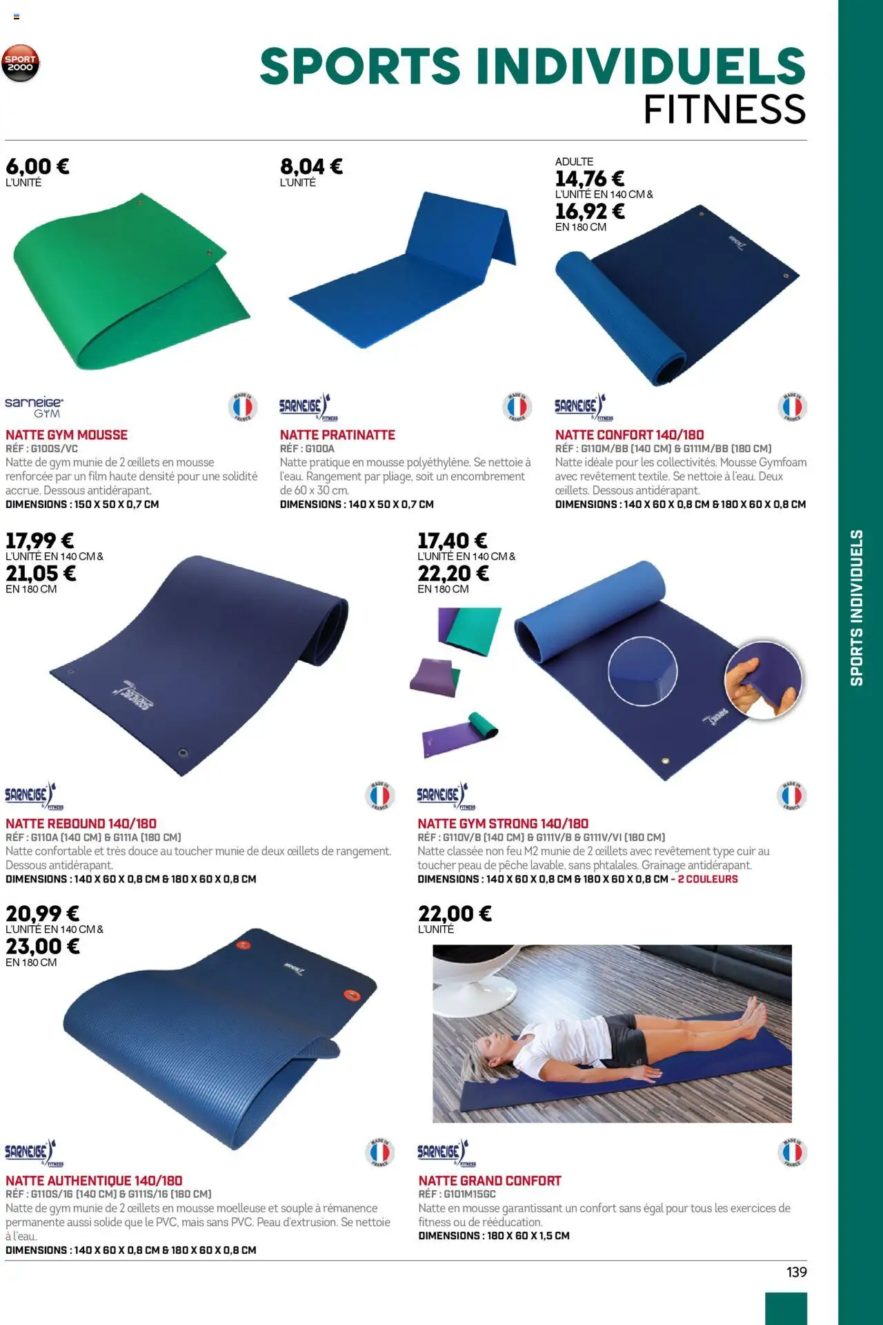 {H1} | Page: 139 | Produits: Pêche, Mais, Mousse