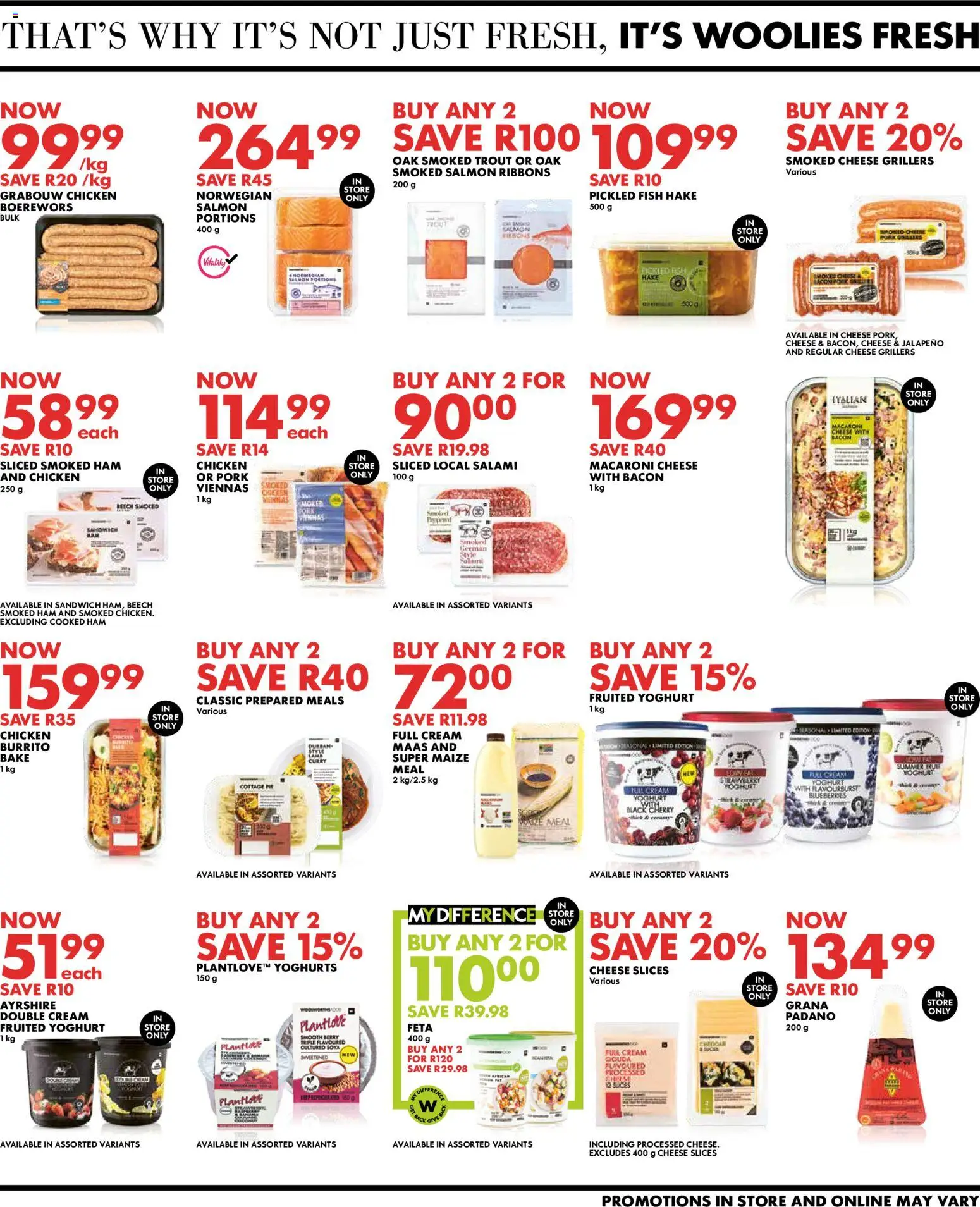 New Woolworths catalogue – valid from 20.04.2026 | Page: 3 | Products: Salami, Ham, Chicken, Bacon