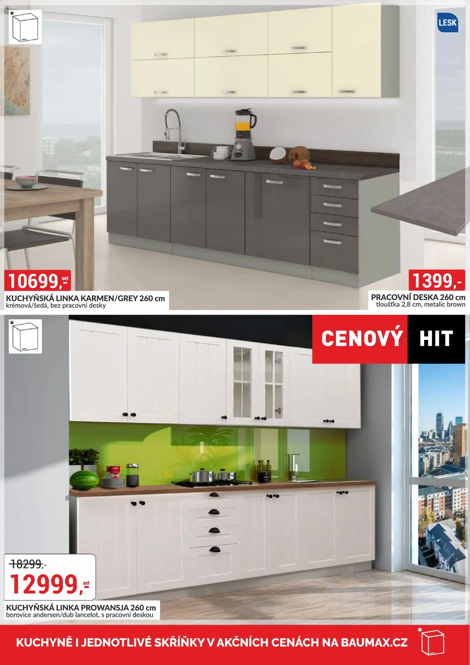 BAUMAX leták - Objevte svět nábytku od 01.04.2026 | Strana: 54 | Produkty: Kuchyňská linka, Pracovní deska, Desky, Kuchyně