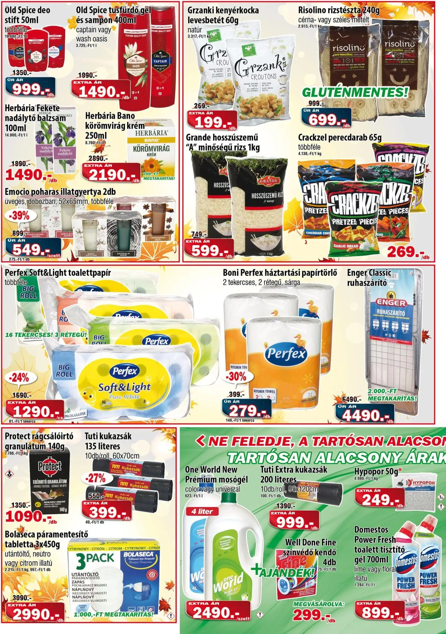 Vianni akciós ujság - amely érvényes a következő dátumtól: 12.11.2025 | Oldal: 2 | Termékek: Old spice, Illatgyertya, Tusfürdő, Cheddar