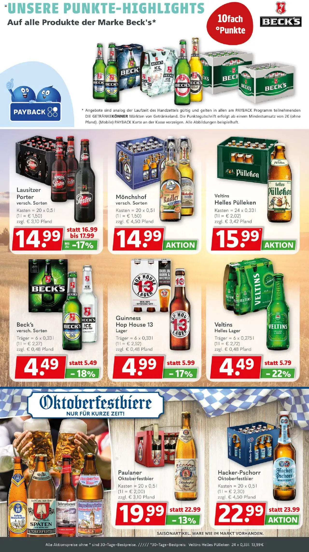 Getränkeland Prospekt 	 – gültig ab 15.09.2025 | Seite: 4