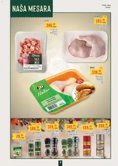 Aroma Market katalog - pregled Aroma Market kataloga - važi od 19.03.2026 | Strana: 3 | Proizvode: Mlin, Beli luk, Pileći batak, Svinjski but