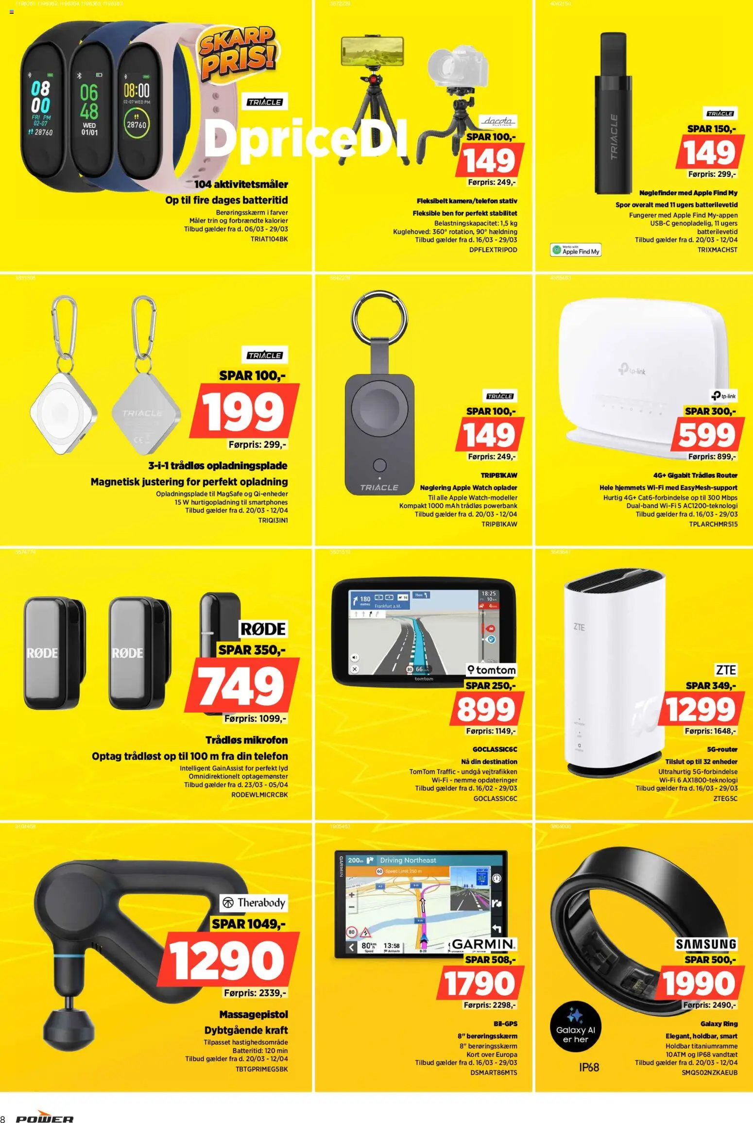 Power tilbudsavis – gyldig fra 20.03.2026 | Side: 8 | Produkter: Telefon, Lyd, Mikrofon, Router