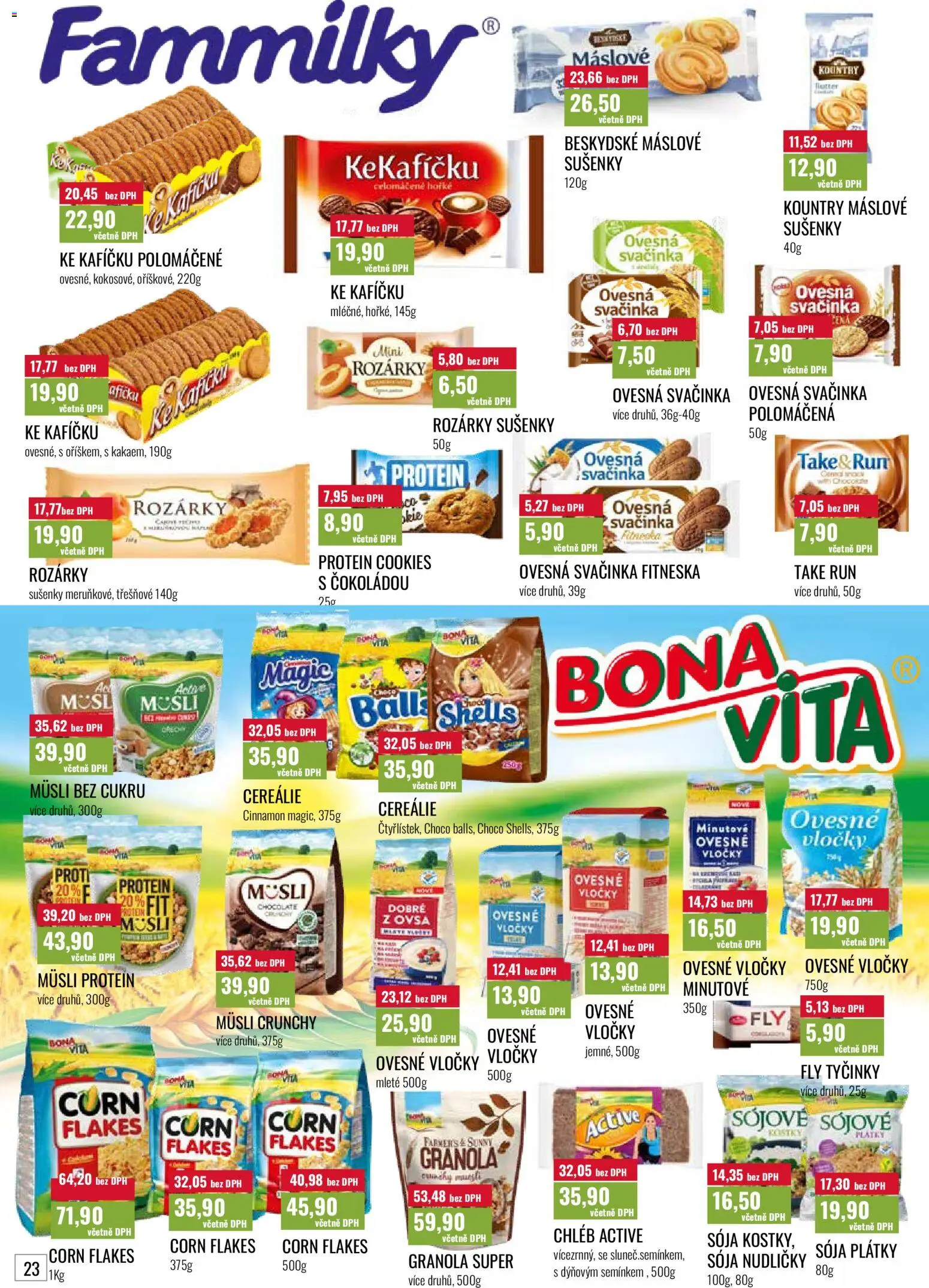 Ratio leták od 01.04.2026 | Strana: 24 | Produkty: Cereálie, Müsli, Protein, Sušenky