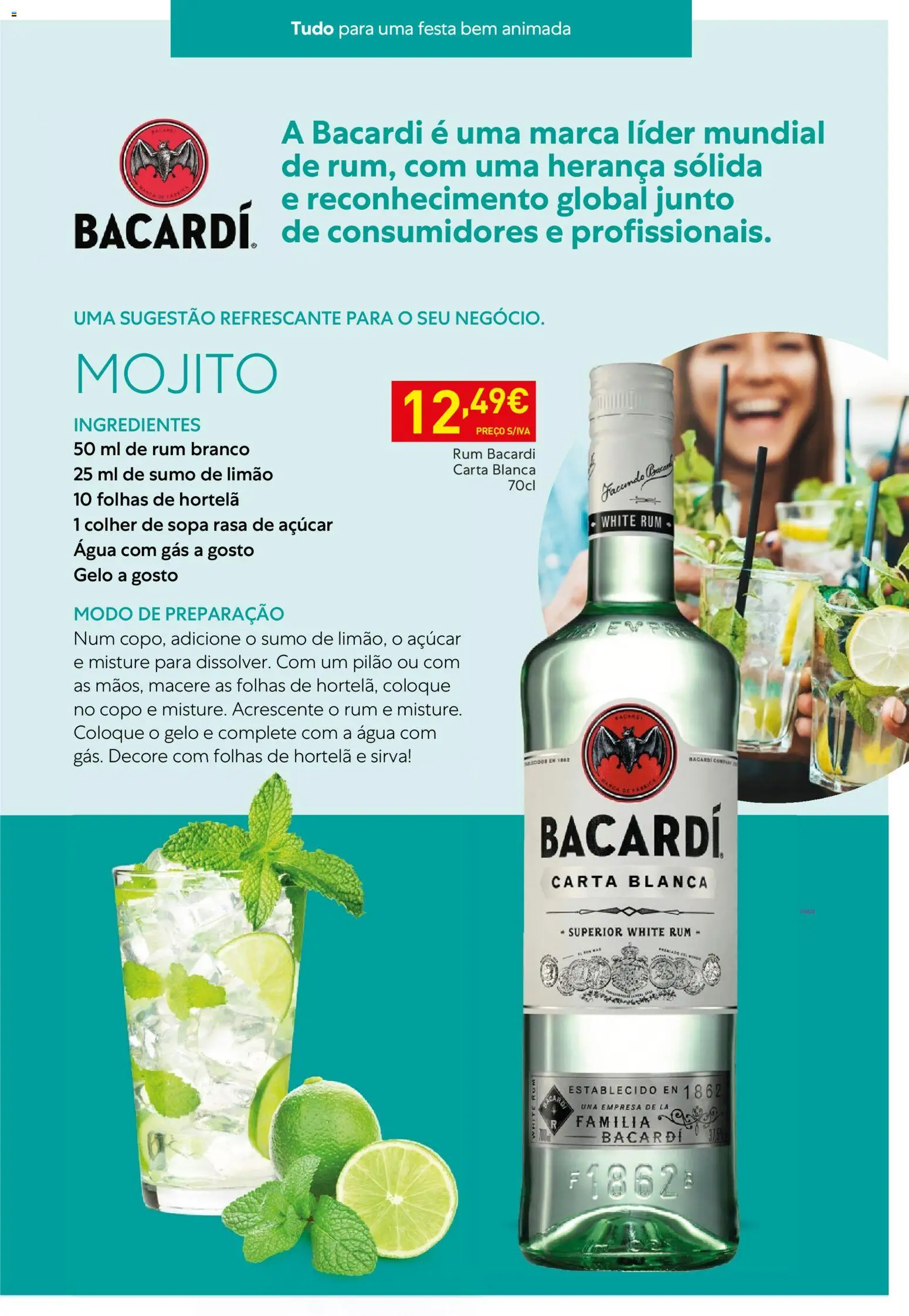 Recheio - Horeca Bons Negócios │ válido de 10.02.2026 | Página: 21 | Produtos: Hortelã, Sumo, Açúcar, Água com gás