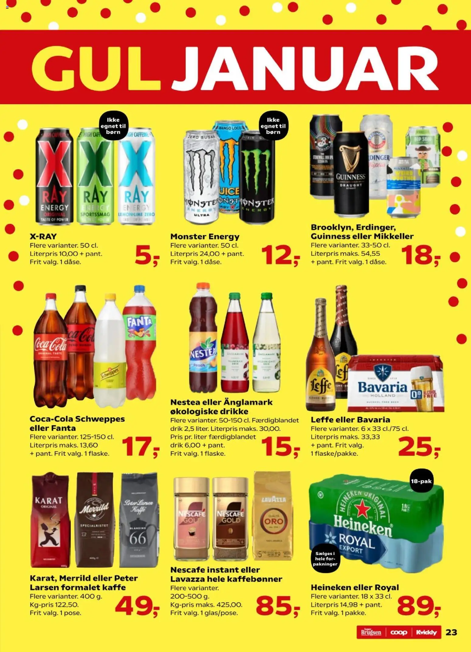 Super Brugsen tilbudsavis – gyldig fra 22.01.2026 | Side: 25 | Produkter: Kaffe, Coca Cola, Lime, Cola