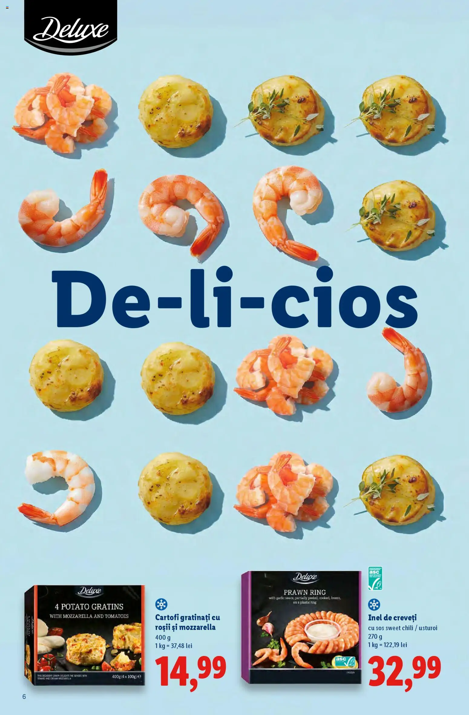 Noul catalog Lidl – valabil de la 02.03.2026 | Pagină: 6 | Produse: Inel, Mozzarella, Roșii, Sos