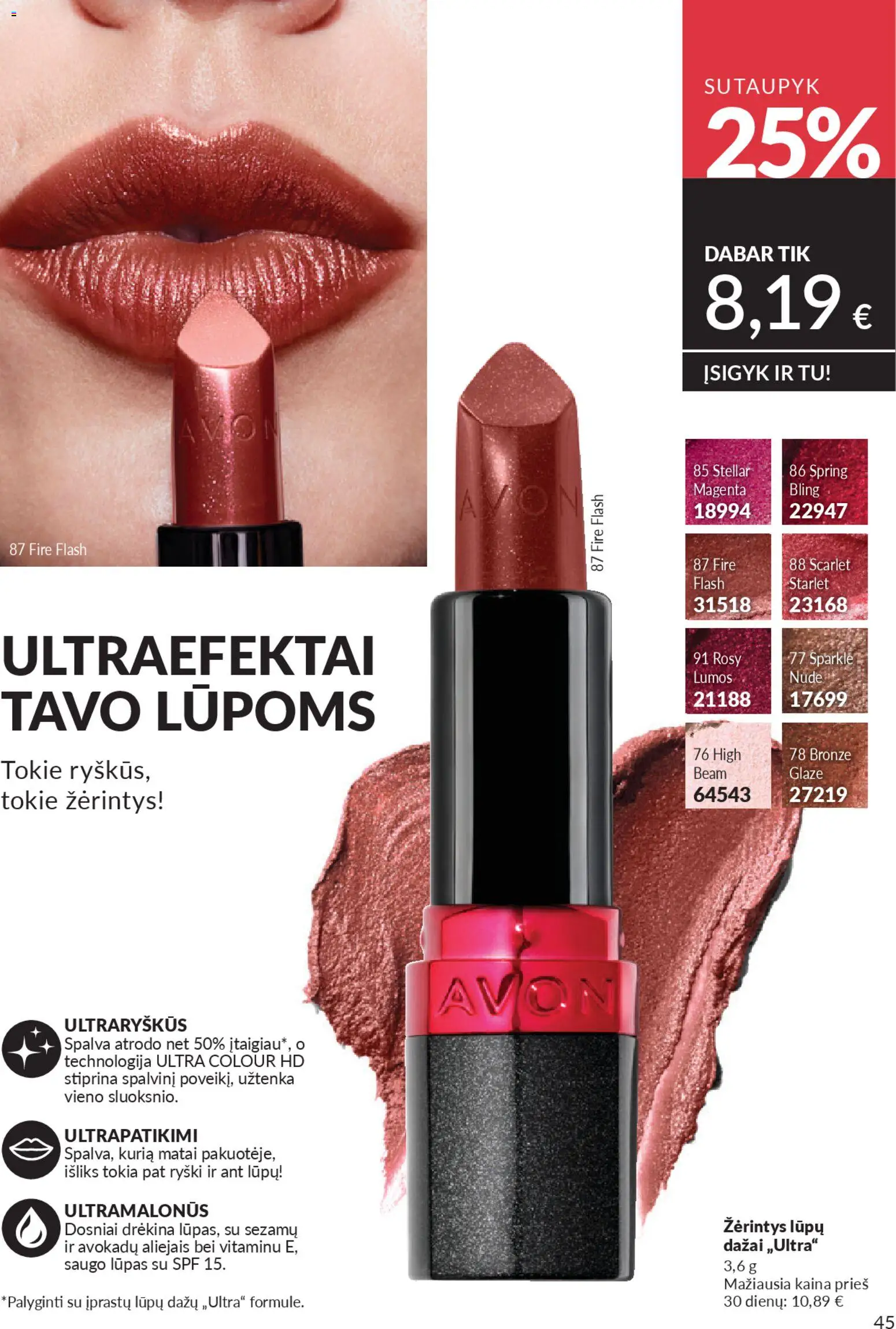 AVON akcijos nuo 01.04.2026 | Puslapis: 45