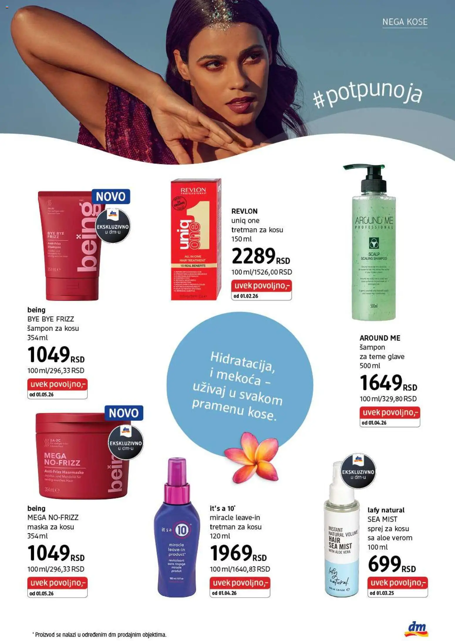 DM Drogerie katalog - važi od 01.05.2026 | Strana: 15 | Proizvode: Šampon, Maska za kosu, Maska