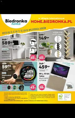 Biedronka - Szkoła od 28.07.2025 | Strona: 100 | Produkty: Tablet, Regał na książki, Smartwatch, Książki