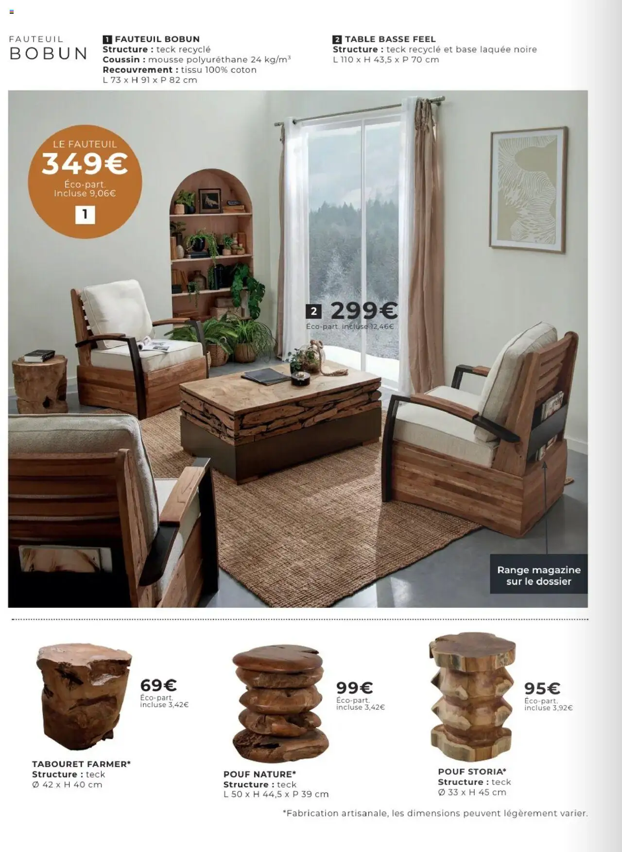 {H1} | Page: 54 | Produits: Coton, Mousse, Fauteuil, Magazine