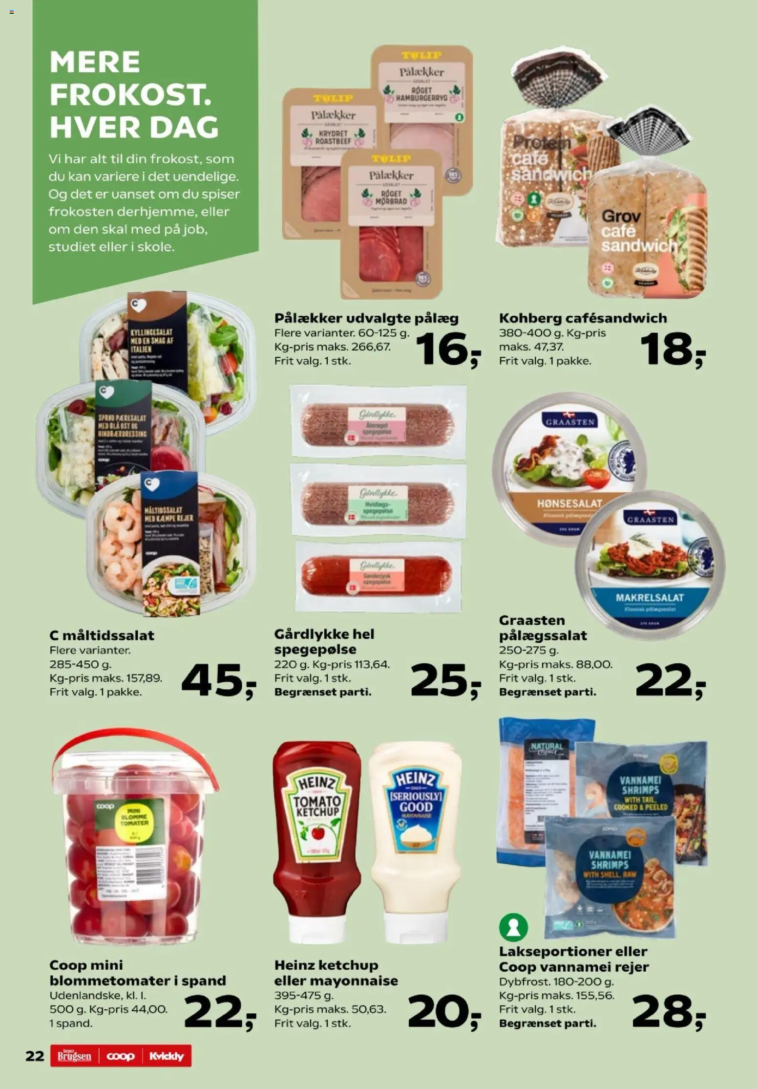 Kvickly tilbudsavis – gyldig fra 06.03.2026 | Side: 23 | Produkter: Pålæg, Spegepølse, Hamburgerryg, Søm