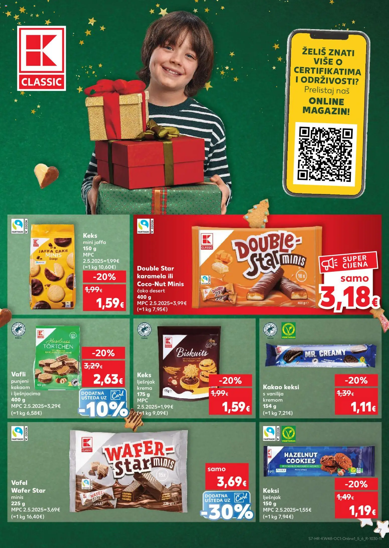 Kaufland katalog | vrijedi od 26.11.2025 | Stranica: 7 | Proizvodi: Keksi, Krema, Vafli, Kakao