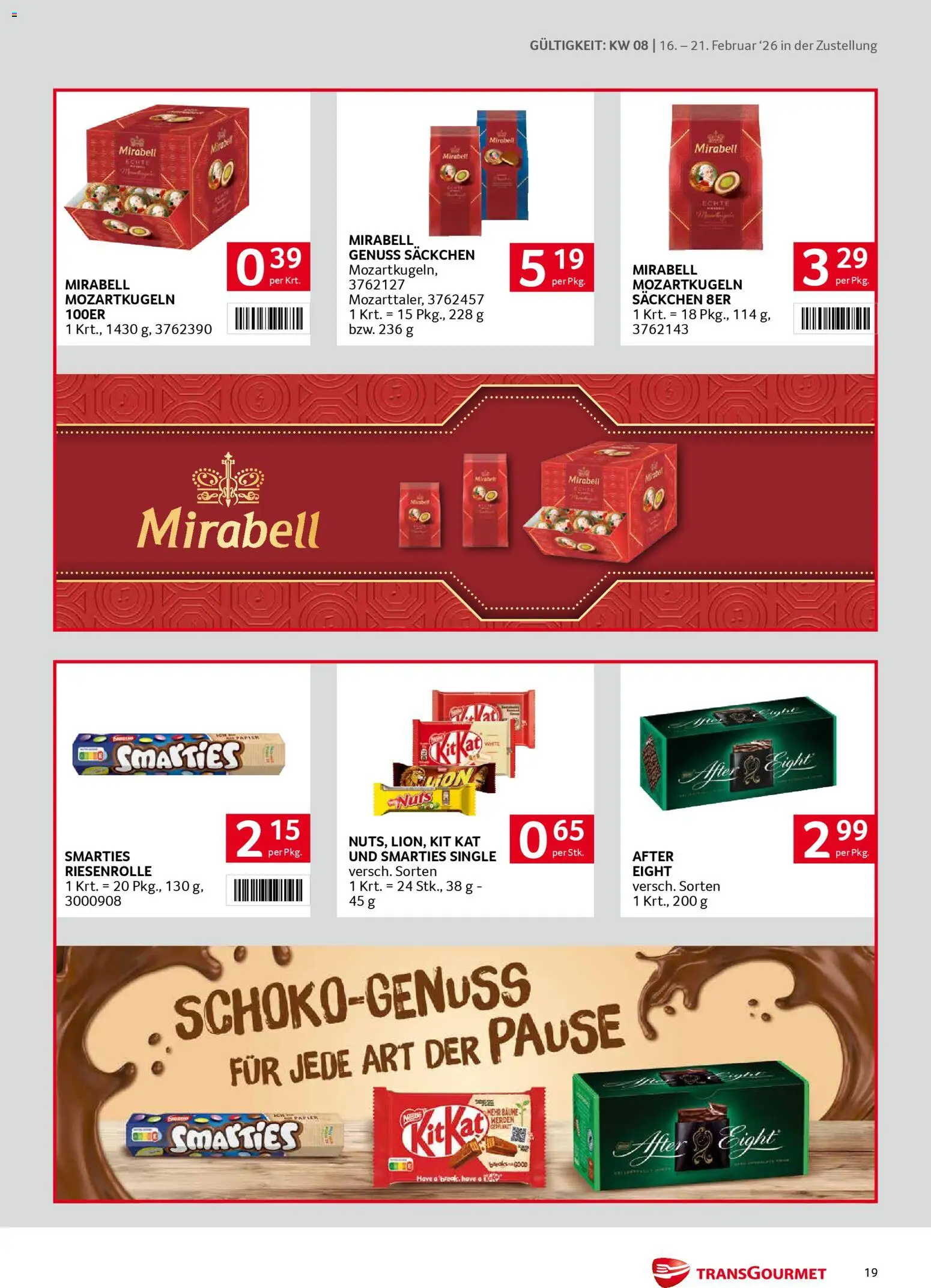 Transgourmet Zustellaktion gültig ab 16.02.2026 | Seite: 19