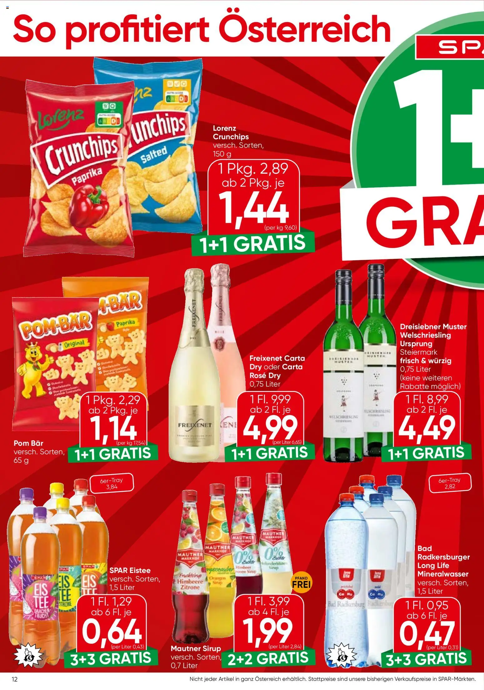 Spar Flugblatt - Salzburg gültig ab 12.02.2026 | Seite: 12 | Produkte: Zitrone, Himbeere