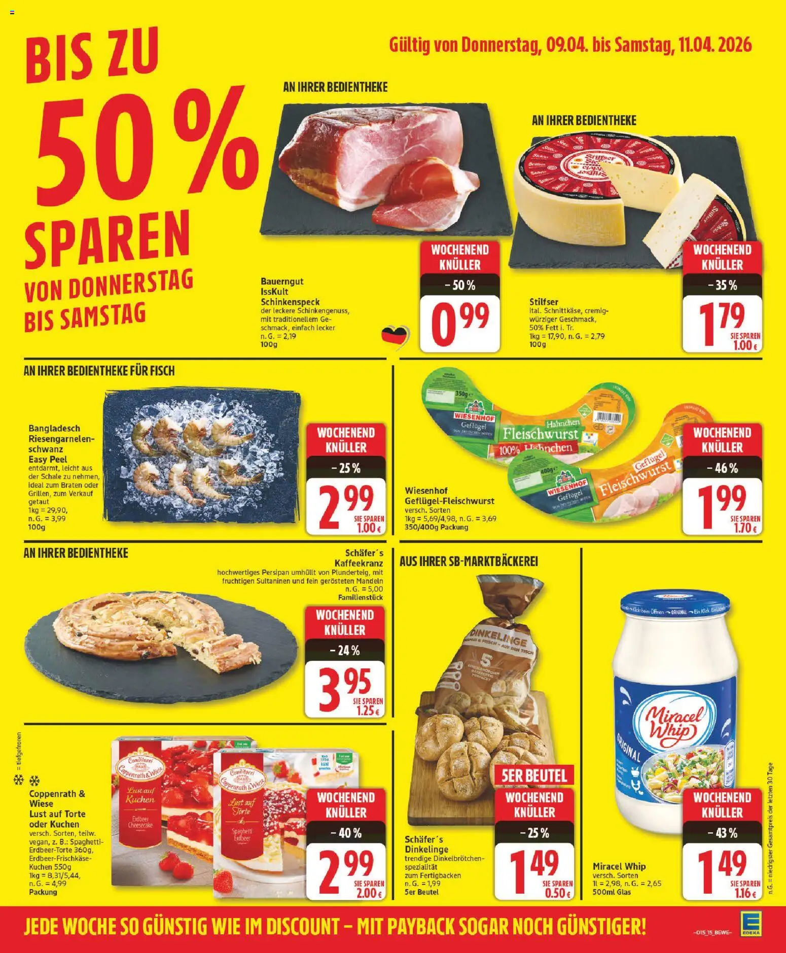 Edeka Prospekt 	 – gültig ab 07.04.2026 | Seite: 15 | Produkte: Dressing, Miracel whip, Fisch, Bauerngut
