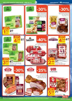 ČIA MARKET leidinys galioja nuo 03.03.2026 | Puslapis: 8 | Prekių: Vištienos, Kiaulienos, Dešrelės, Dešra