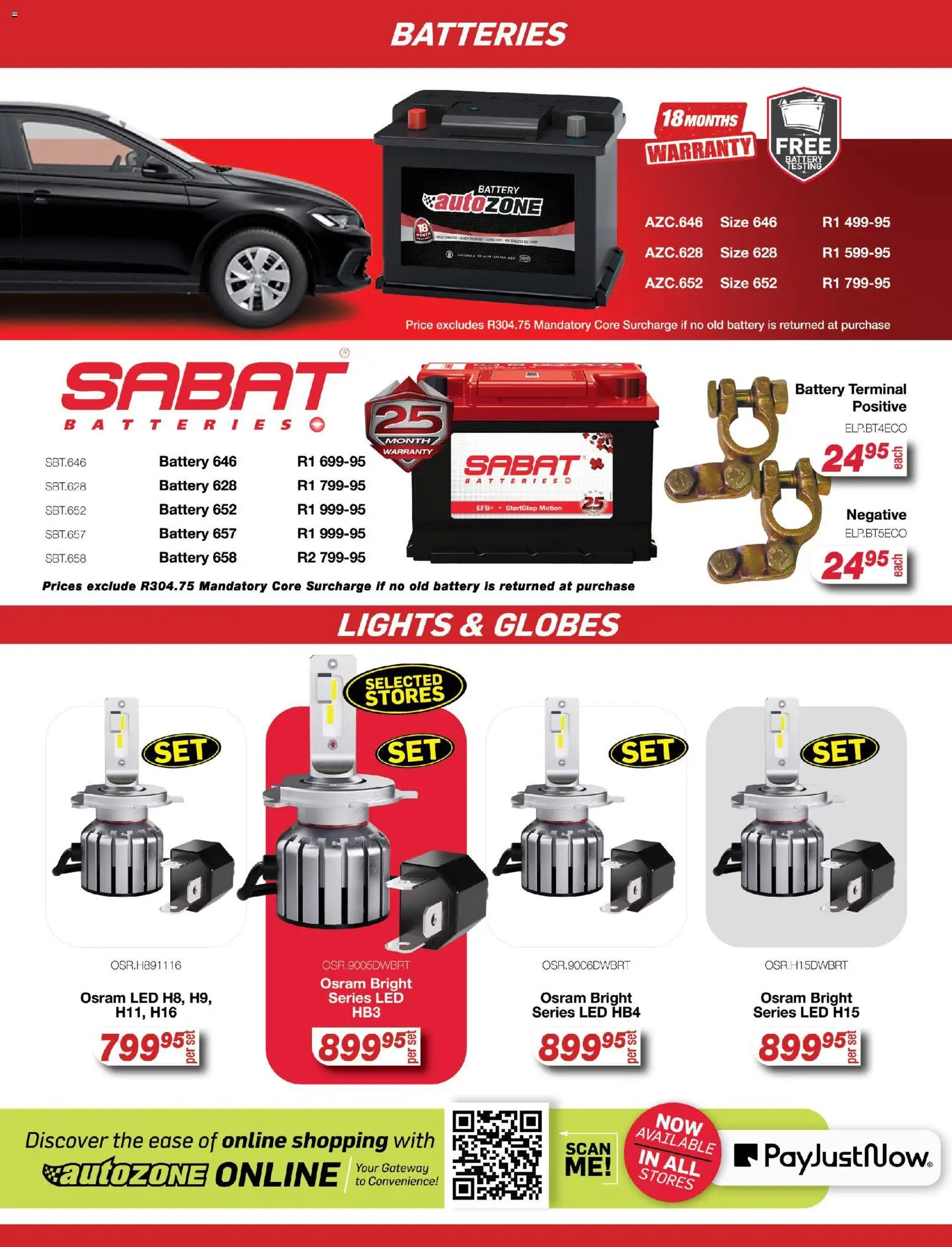 New AutoZone catalogue – valid from 19.03.2026 | Page: 8 | Products: Battery