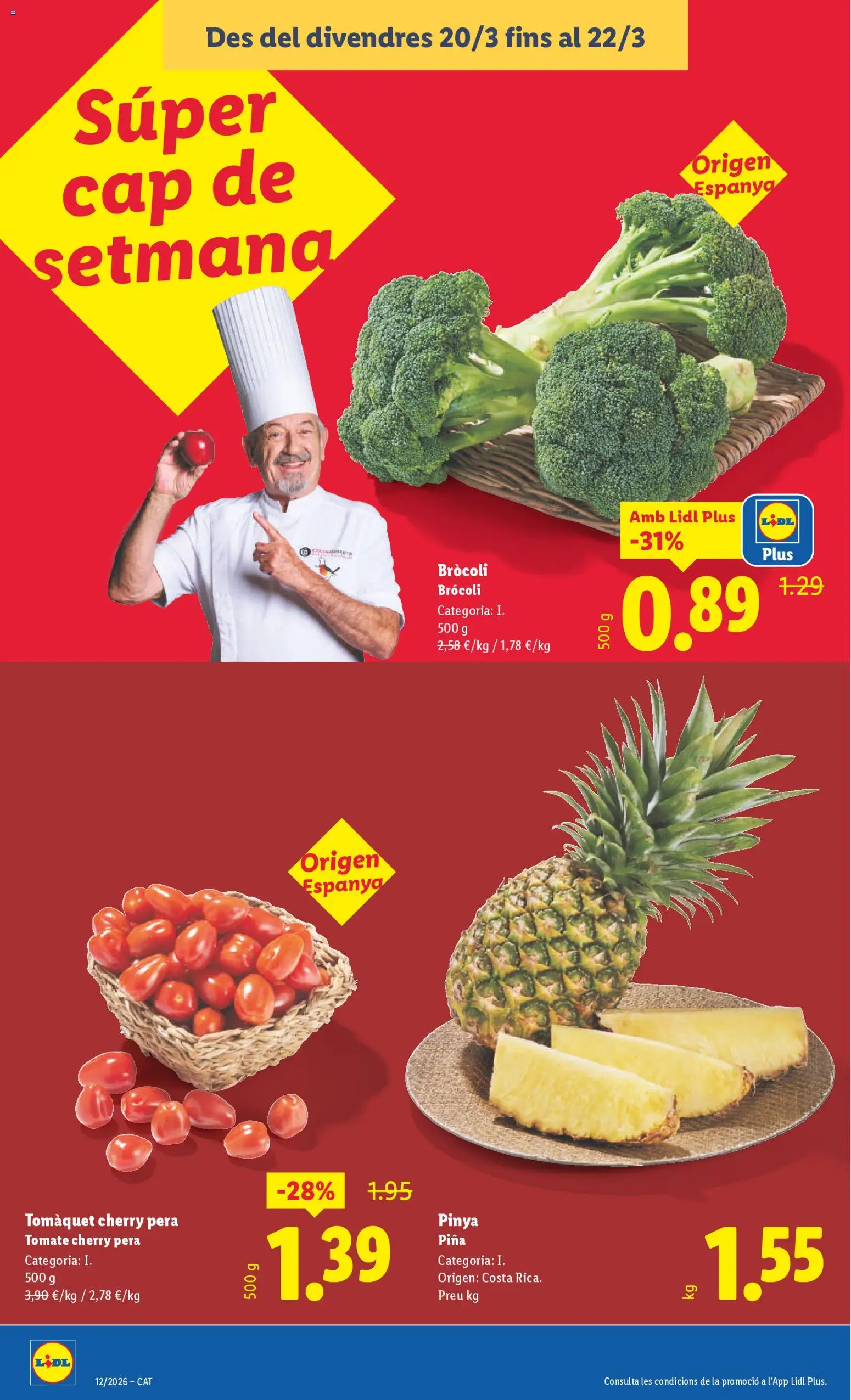 Lidl folleto │ válido desde el 16.03.2026 | Página: 26 | Productos: Piña