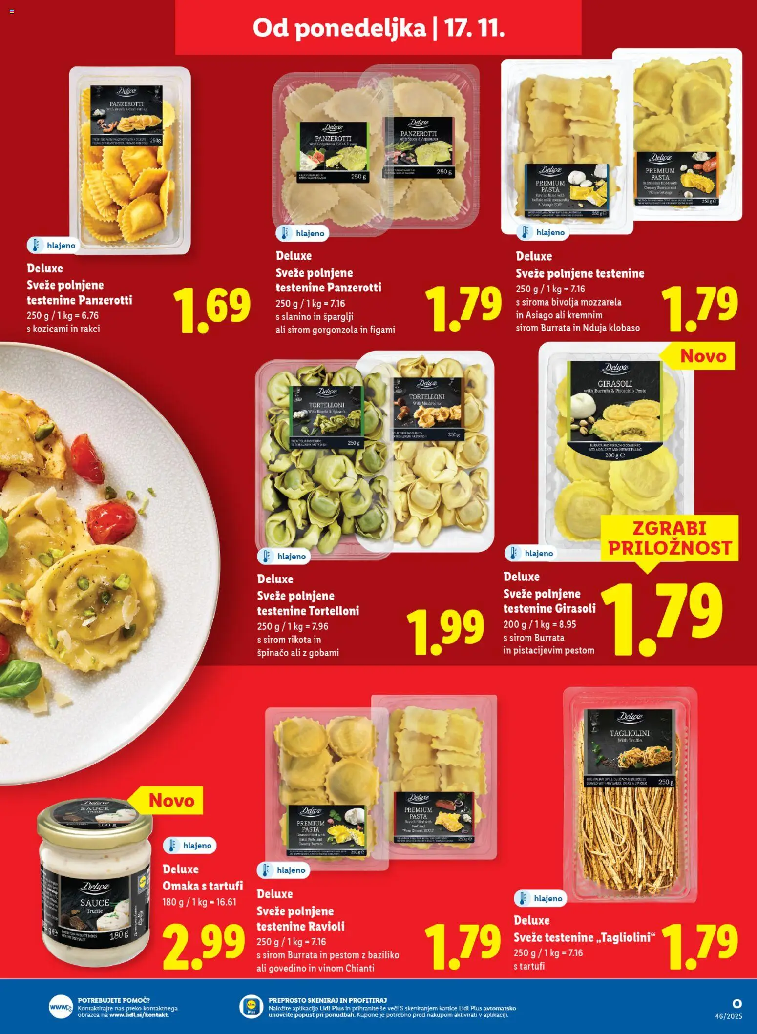 Novi Lidl katalog ponudbe – veljaven od 13.11.2025 | Stran: 57 | Izdelki: Pesto, Testenine, Omaka