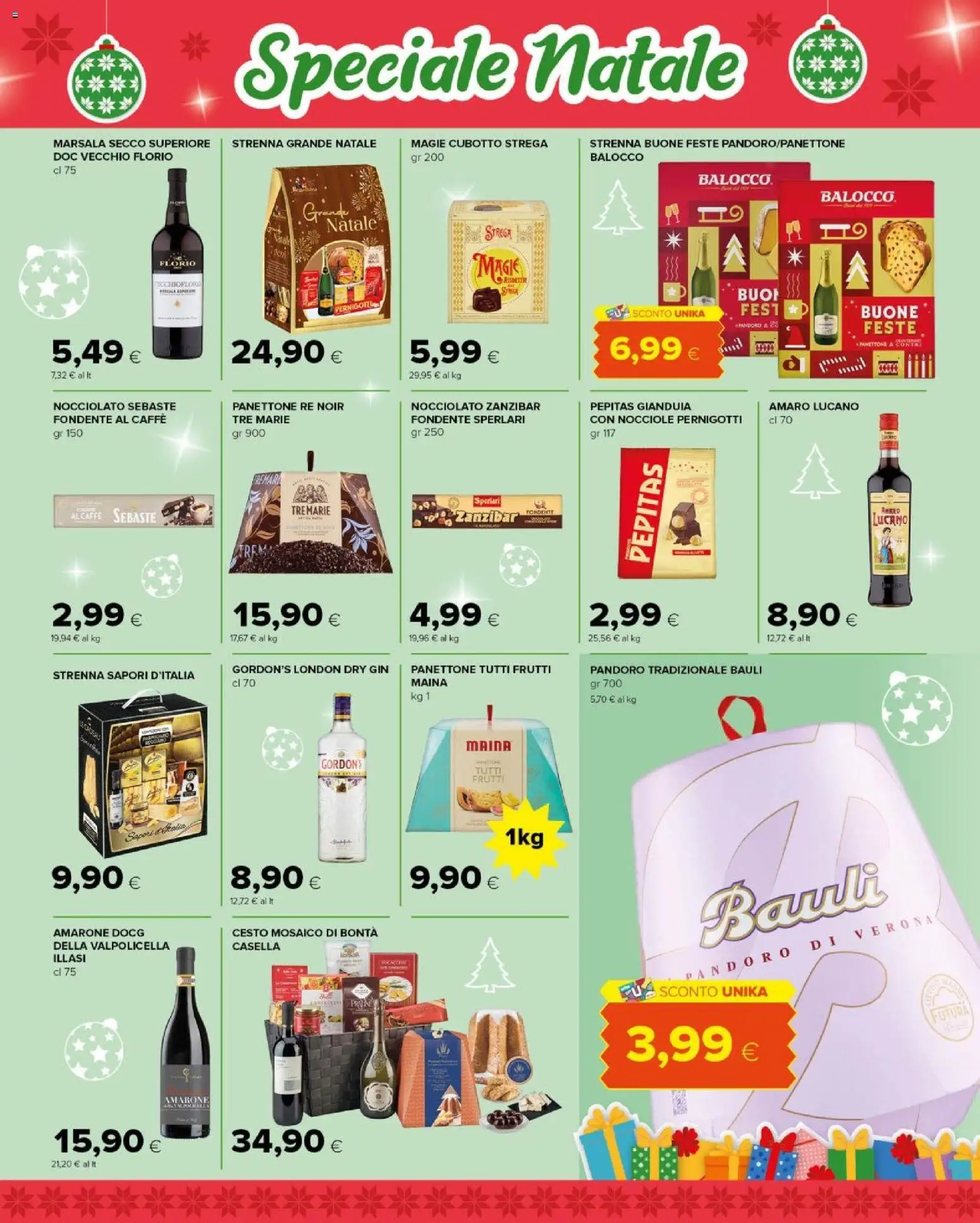 Volantino Tigre del 15.12.2025 | Pagina: 3 | Prodotti: Caffè, Gin, Nocciole, Pandoro
