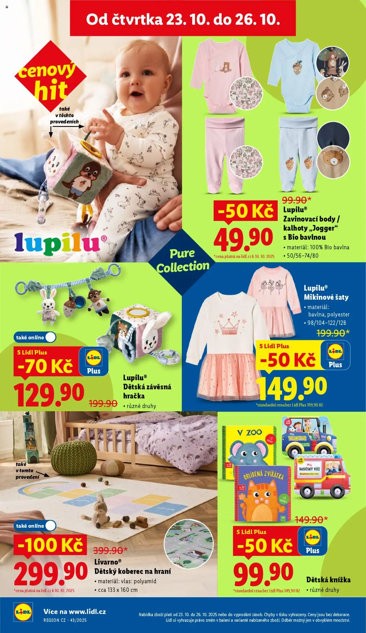 Lidl leták od 23.10.2025 | Strana: 46 | Produkty: Šaty, Kalhoty, Knížka, Body