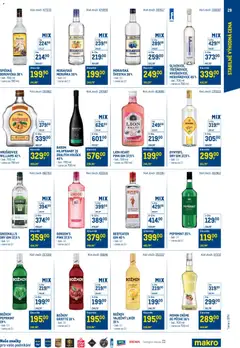 Náhled letáku Makro leták - Stabilně výhodná cena – gastronomie od 24.09.2025 | Strana: 29 | Produkty: Gin, Božkov Peprmint, Dry gin, Jelínek