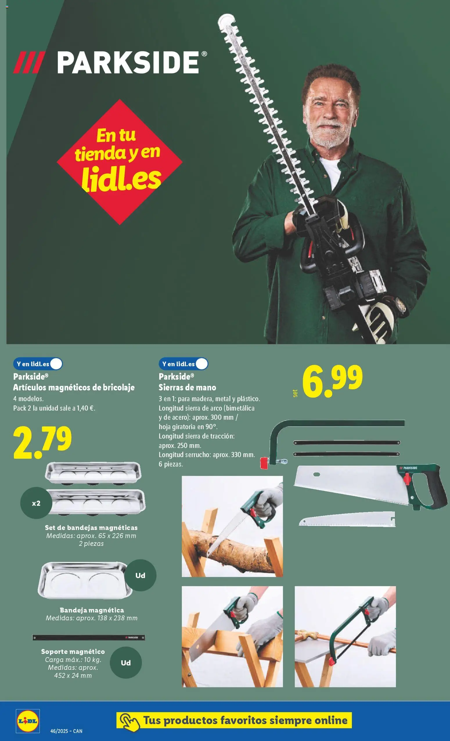 Lidl - Canarias │ válido desde el 10.11.2025 | Página: 18 | Productos: Serrucho, Bandeja