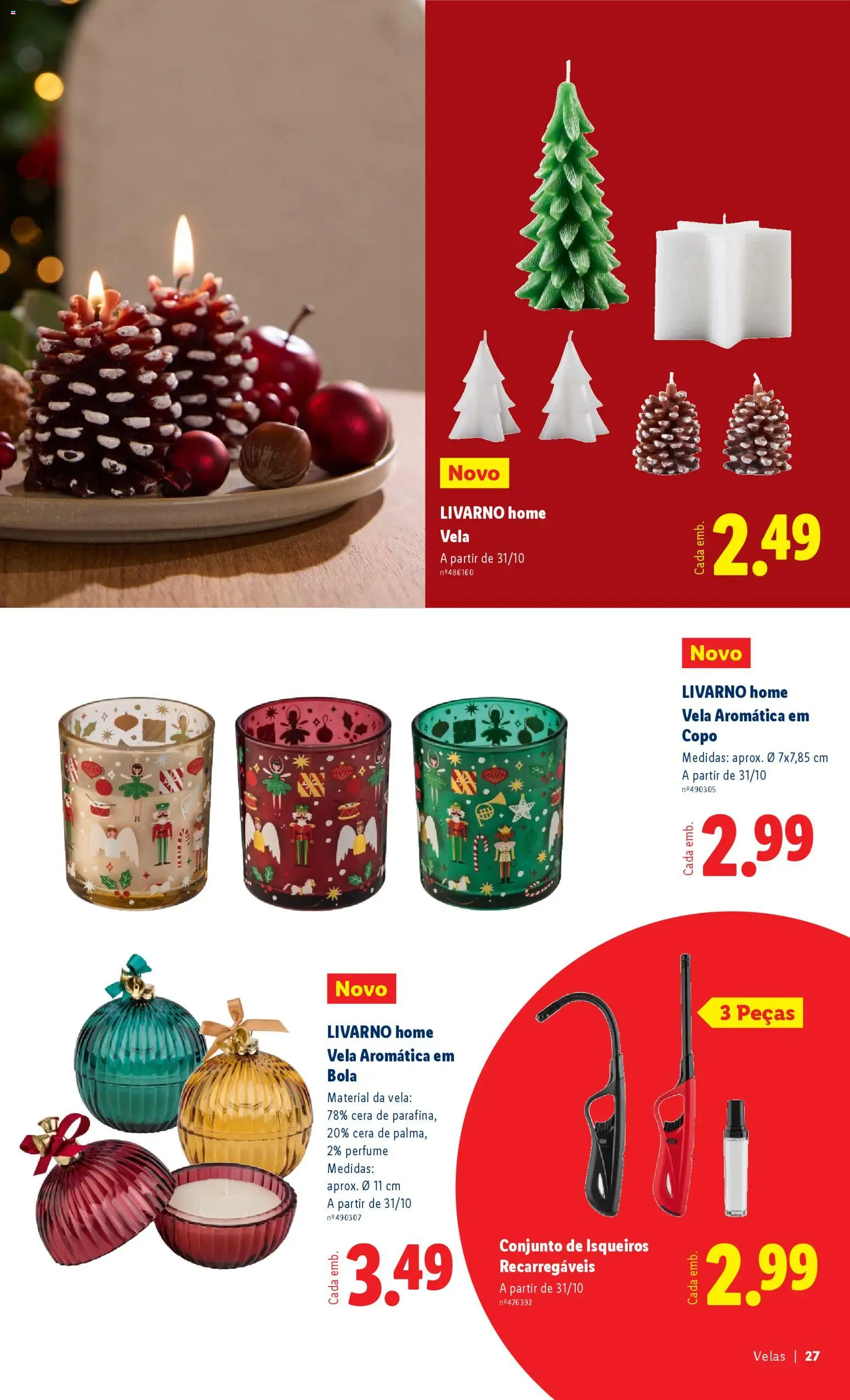 Lidl Folheto Especial │ válido de 22.10.2025 | Página: 27 | Produtos: Perfume, Cera, Velas