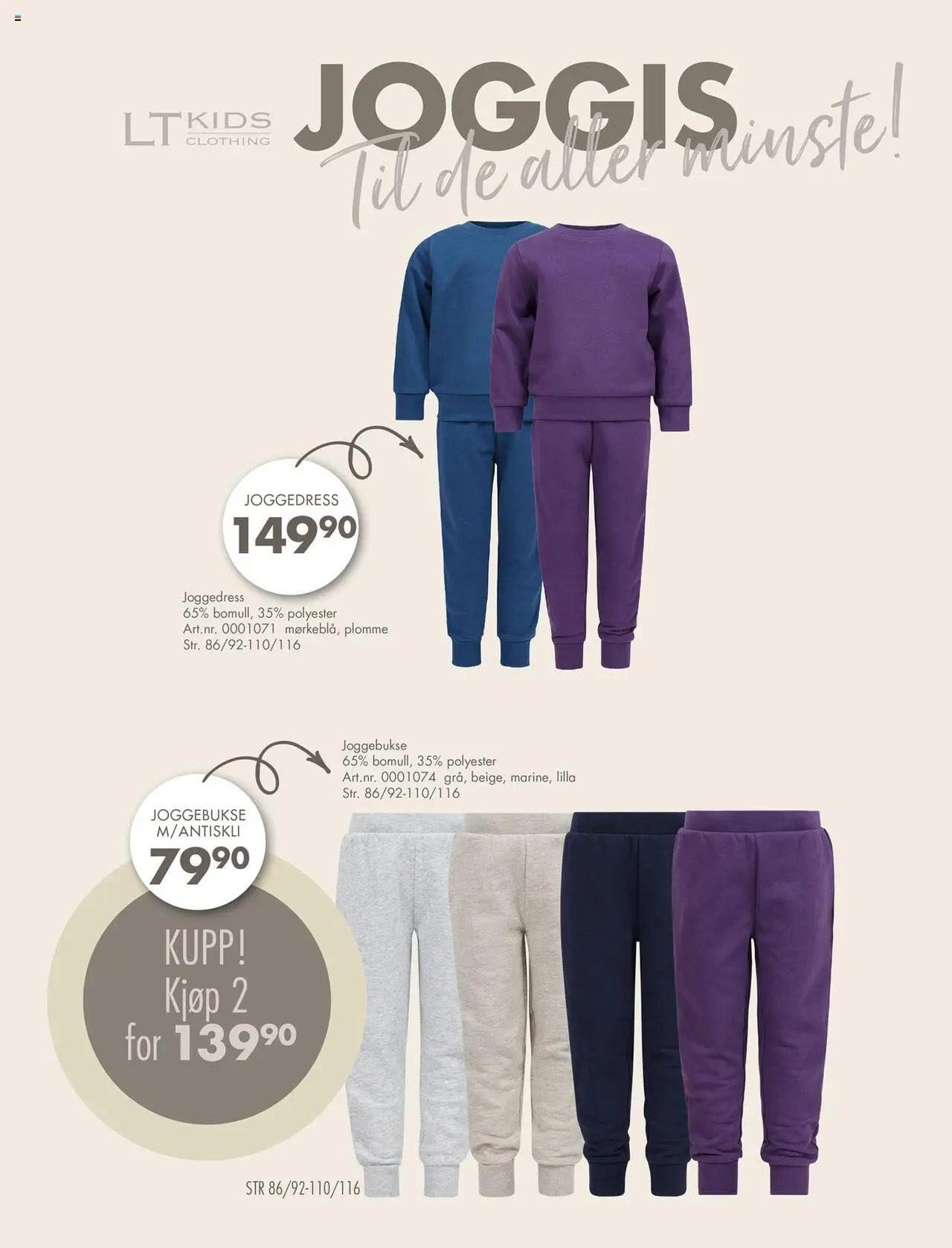  | Side: 22 | Produkter: Joggedress