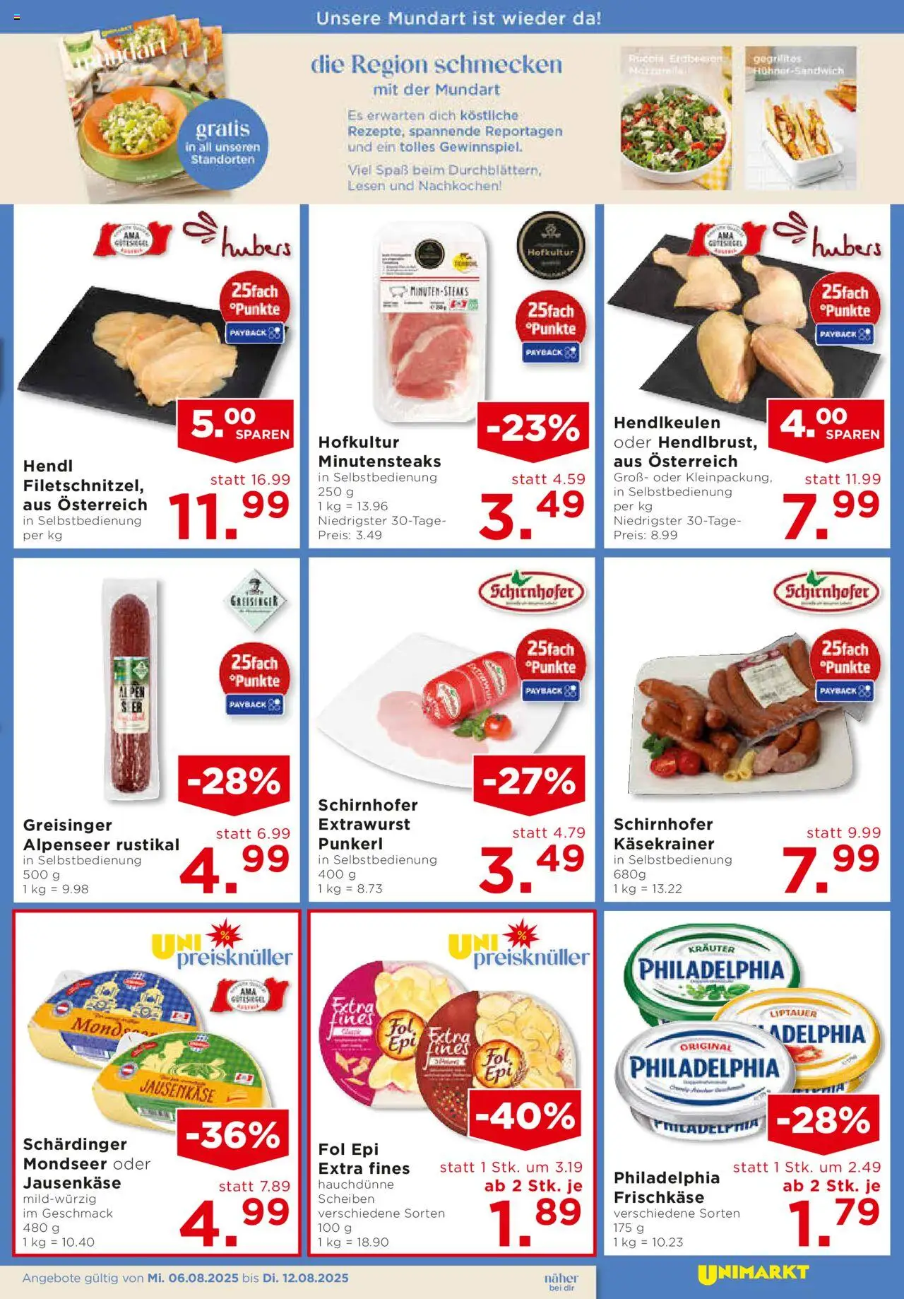 Unimarkt - Broschüre gültig ab 06.08.2025 | Seite: 5