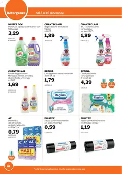 Anteprima del volantino Volantino Sogegross	 valido a partire dal 03.12.2025 | Pagina: 64 | Prodotti: Carta igienica, Anticalcare, WC, Bagno