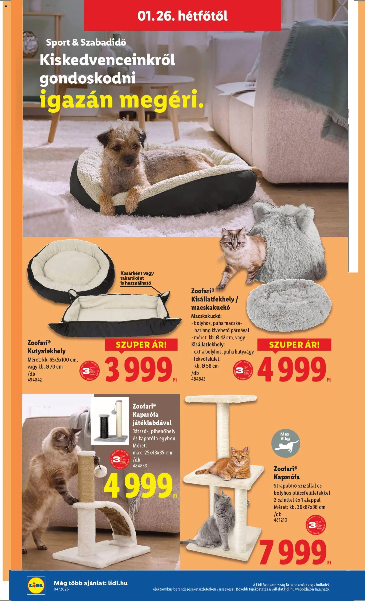 Lidl akciós ujság - amely érvényes a következő dátumtól: 22.01.2026 | Oldal: 44