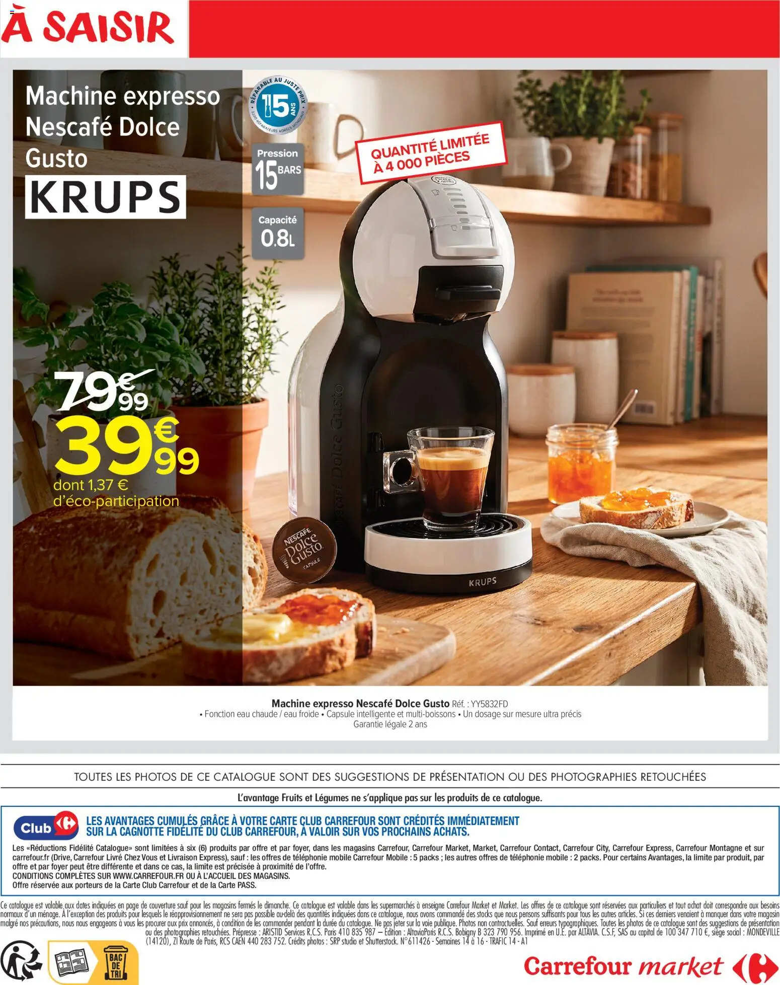 {H1} | Page: 2 | Produits: Dolce Gusto, Krups, Couverture, Livre
