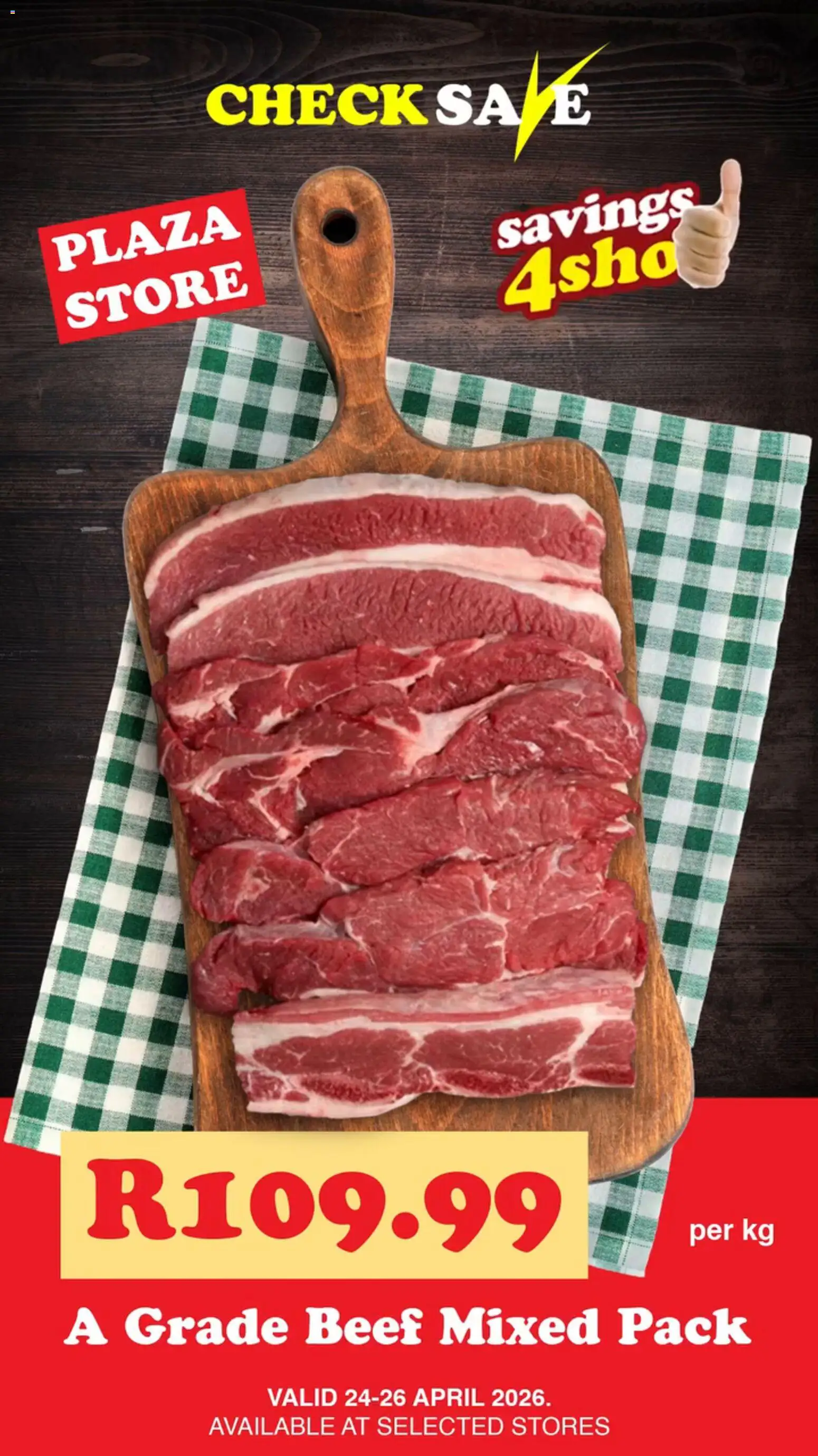 New Check Save catalogue – valid from 26.04.2026 | Page: 4 | Products: Beef