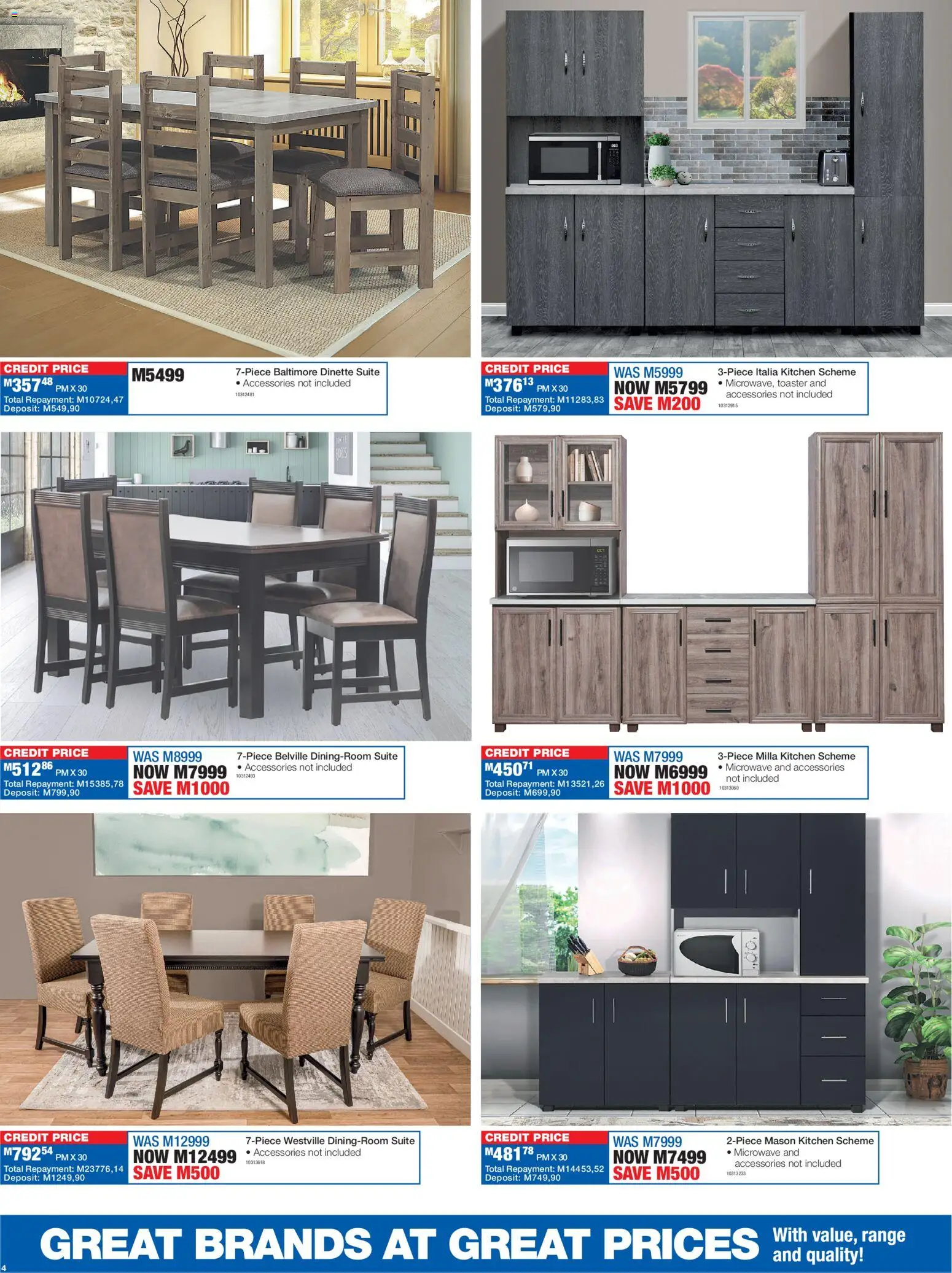 New OK Furniture catalogue – valid from 19.01.2026 | Page: 4 | Products: Toaster, Microwave