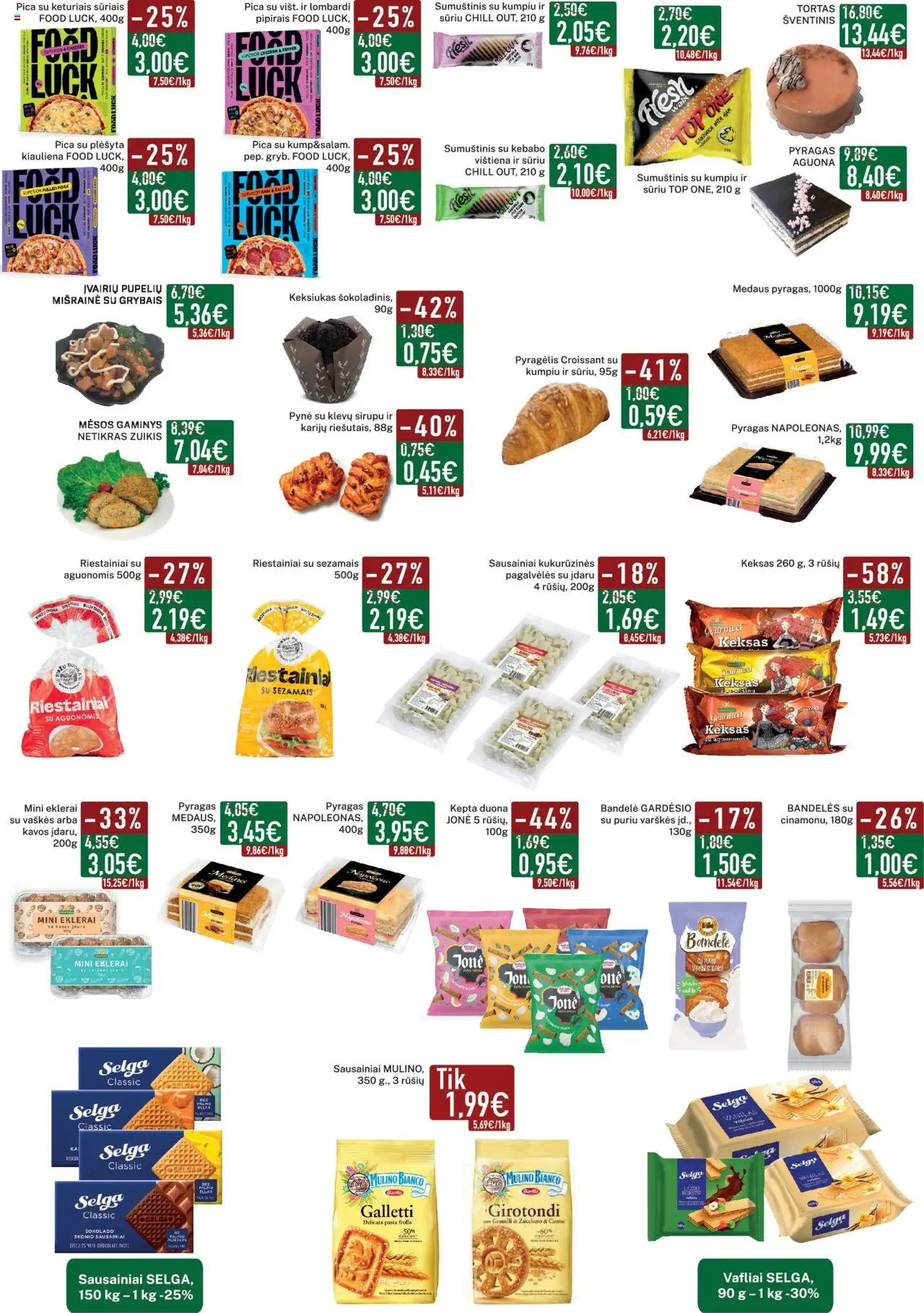Elimart - TAU leidinys│galioja nuo 04.08.2025 | Puslapis: 9 | Prekių: Sausainiai, Bandelė, Tortas, Vištiena