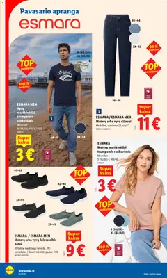 LIDL leidinys galioja nuo 30.03.2026 | Puslapis: 4 | Prekių: Džinsai, Marškinėliai
