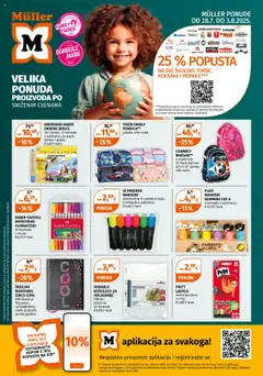 Katalog Spremni za školu Müller - Pregled kataloga iz trgovine Müller, vrijedi od 28.07.2025