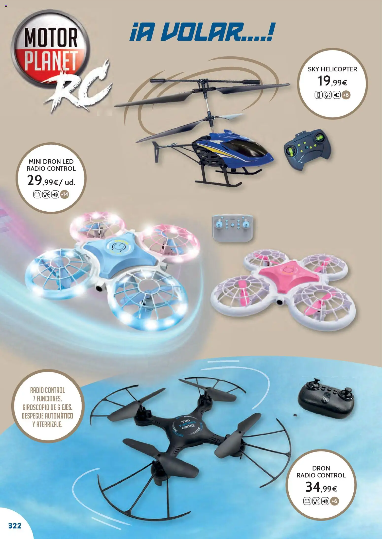 Toy Planet - Catálogo Juguetes Navidad │ válido desde el 03.11.2025 | Página: 322 | Productos: Drone, Radio