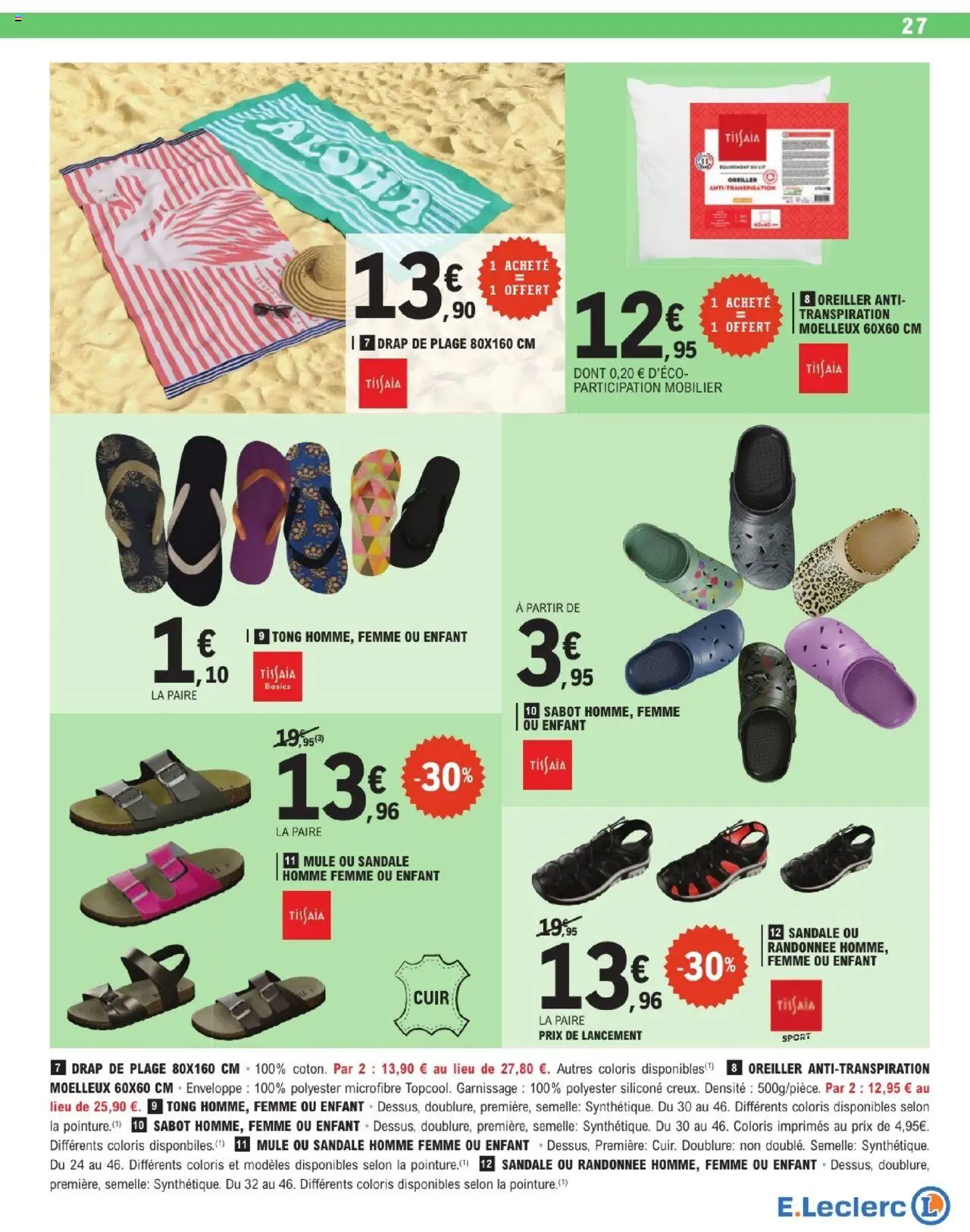  | Page: 27 | Produits: Enveloppe, Oreiller