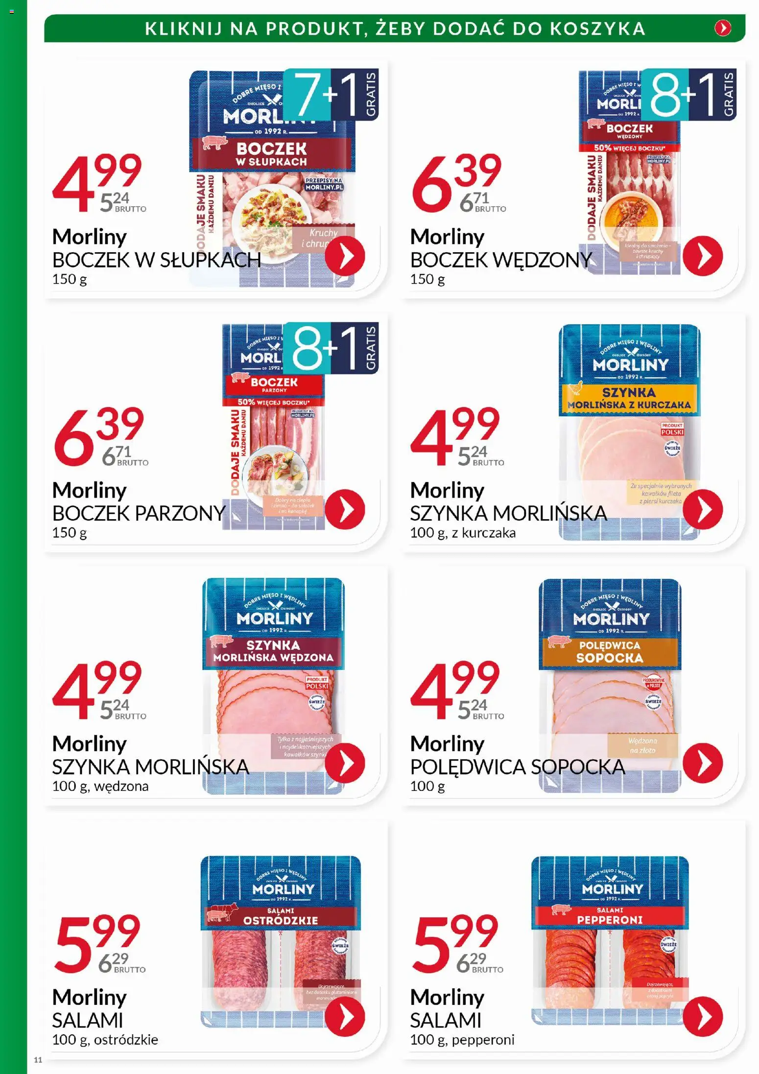 Eurocash Gazetka - Katalog Wędlin od 01.11.2025 | Strona: 11