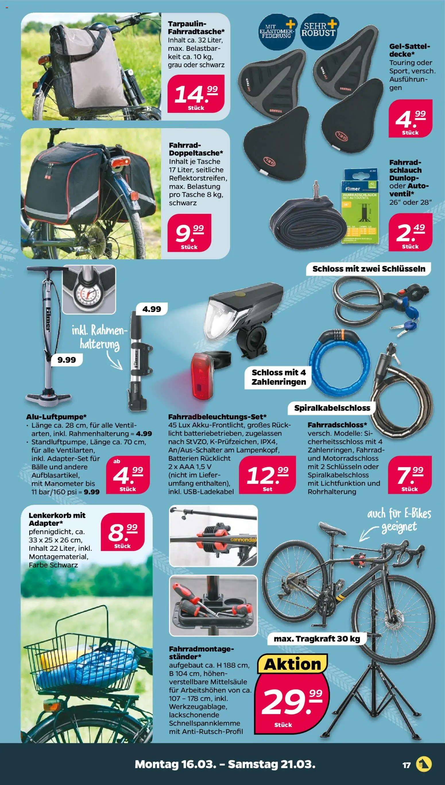 Netto Prospekt 	 – gültig ab 16.03.2026 | Seite: 23 | Produkte: Tasche, Manometer, Batterien