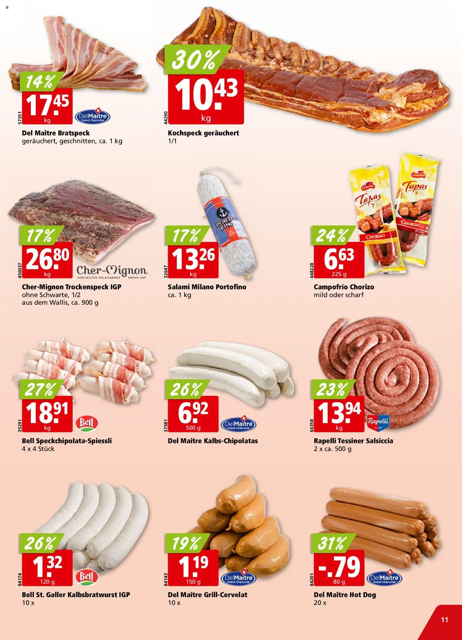 Aligro Aktionen – gültig ab 10.11.2025 | Seite: 11 | Produkte: Salami