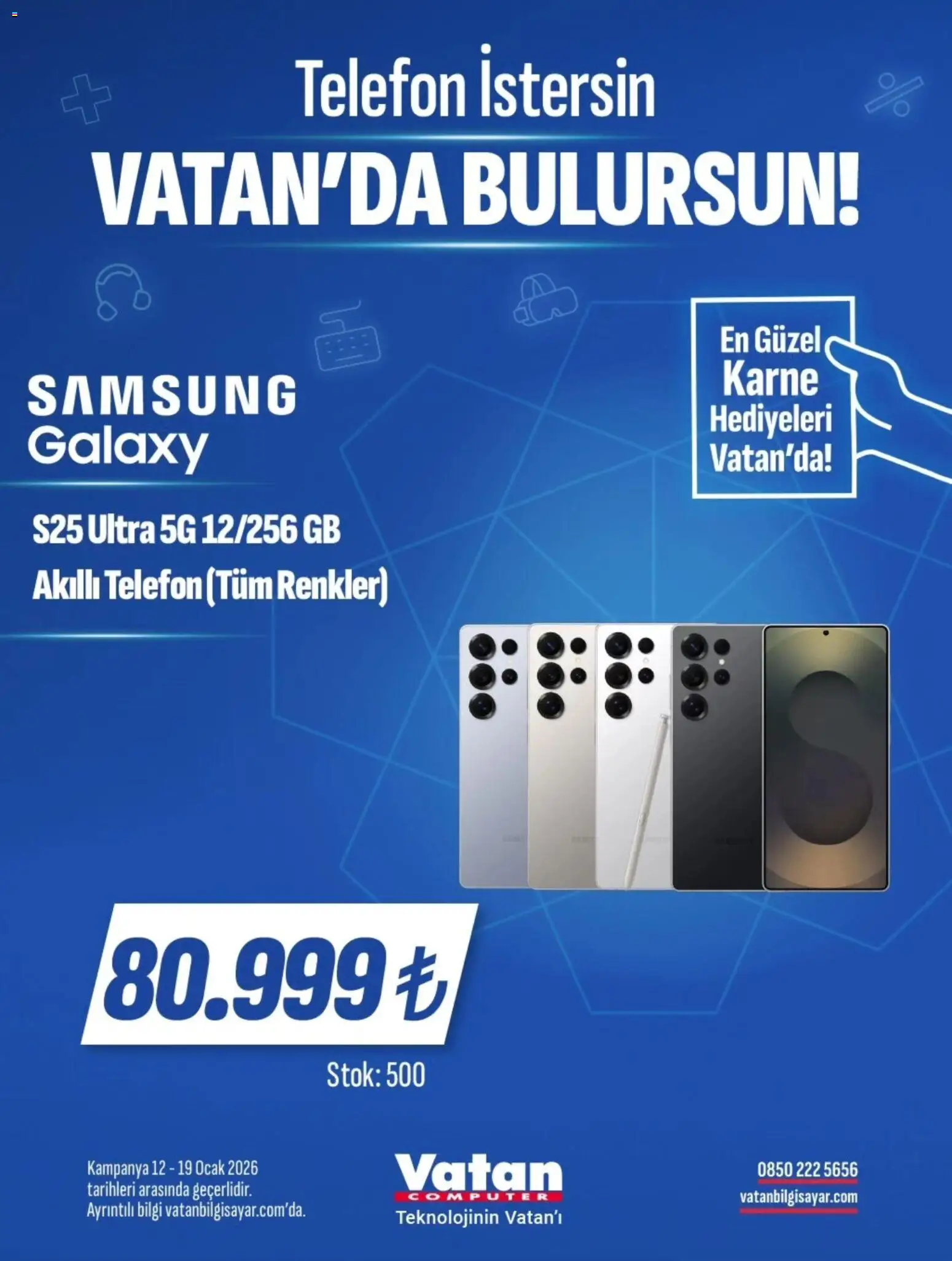 Vatan Bilgisayar İndirim - 12.01.2026 tarihinden itibaren geçerlidir | Sayfa: 16 | Ürünler: Telefon, Akıllı telefon, Ocak