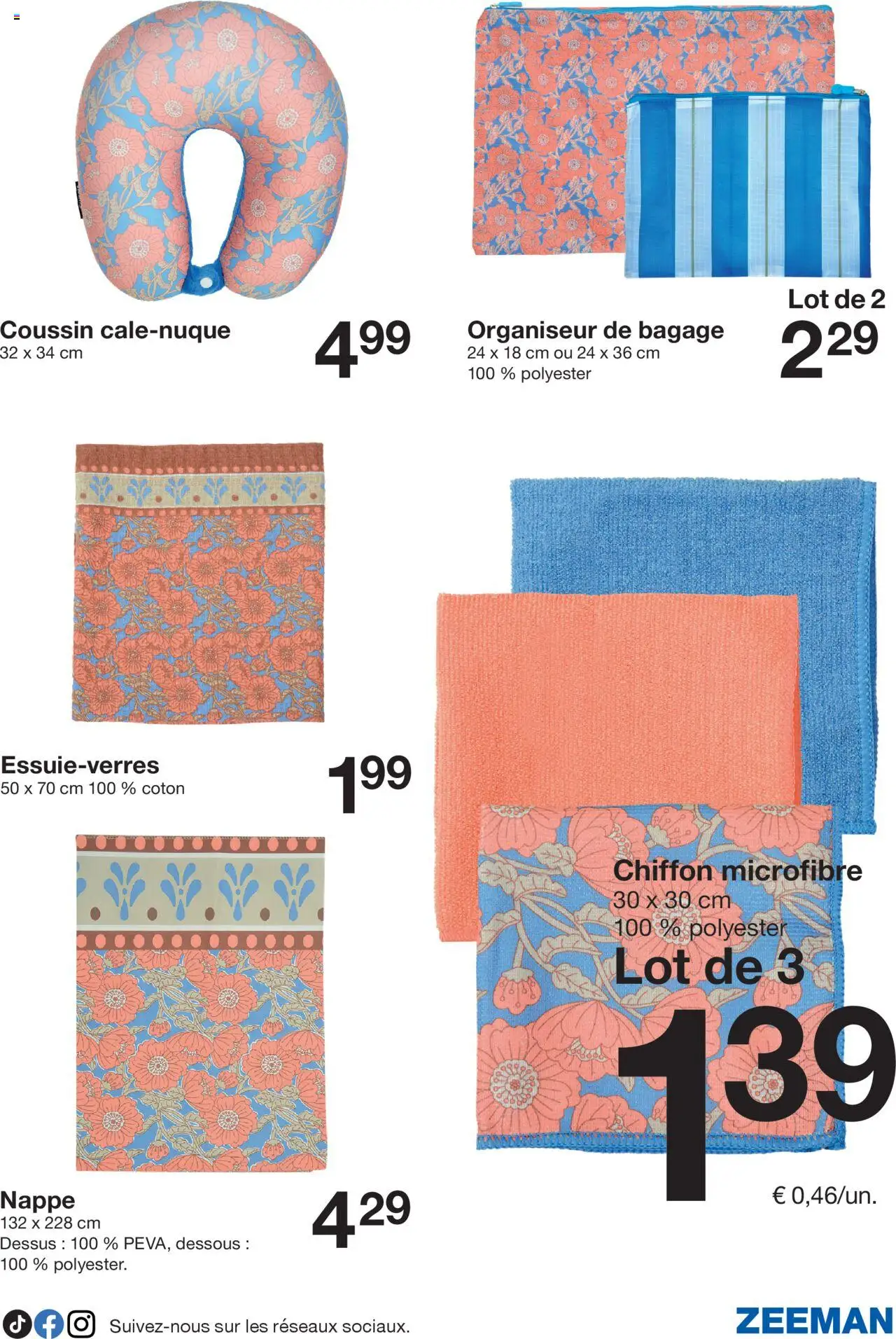  | Page: 5 | Produits: Coton, Nappe, Bagage