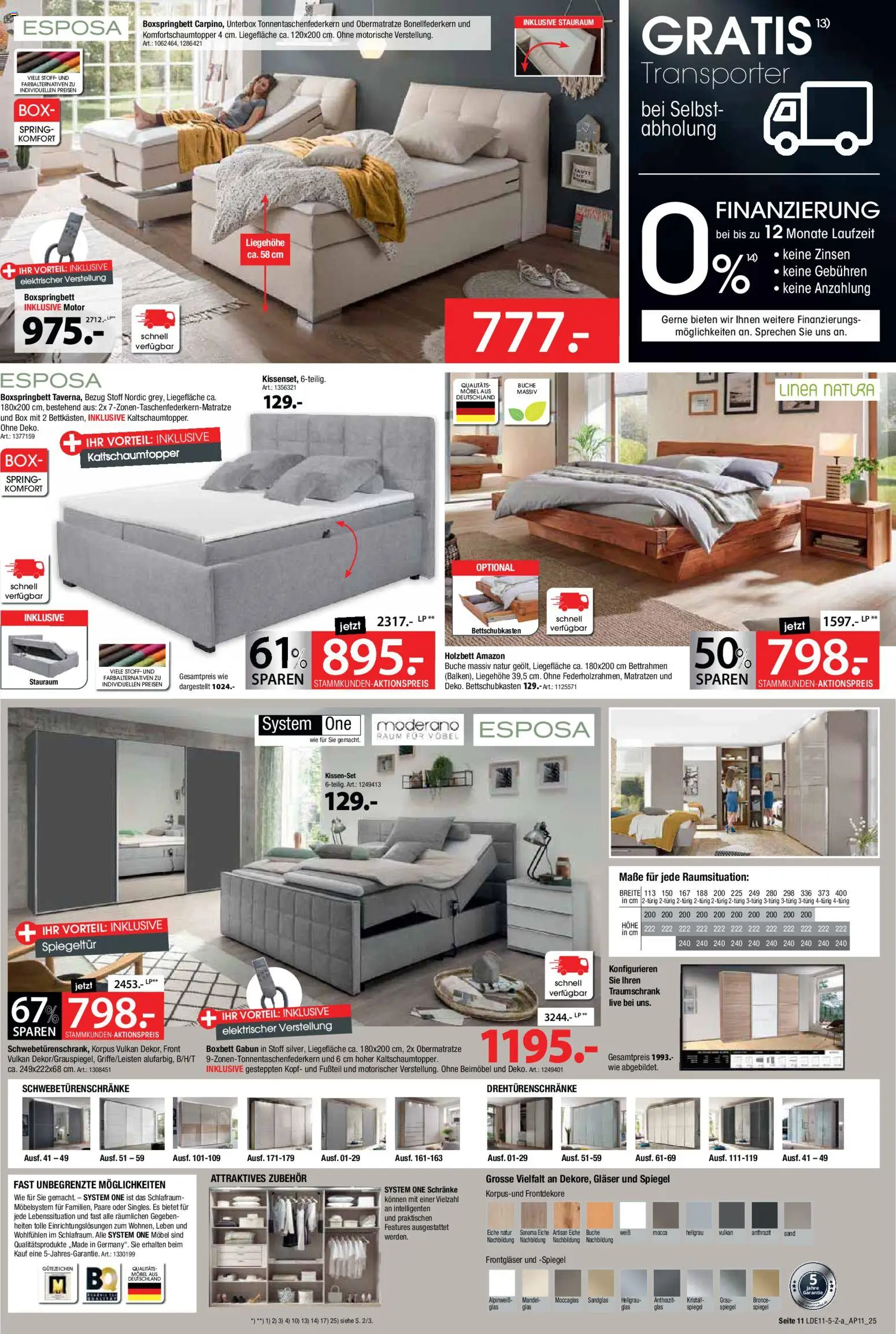 Zurbrüggen - Black Friday – gültig ab 21.11.2025 | Seite: 11 | Produkte: Boxspringbett, Box, Spiegel