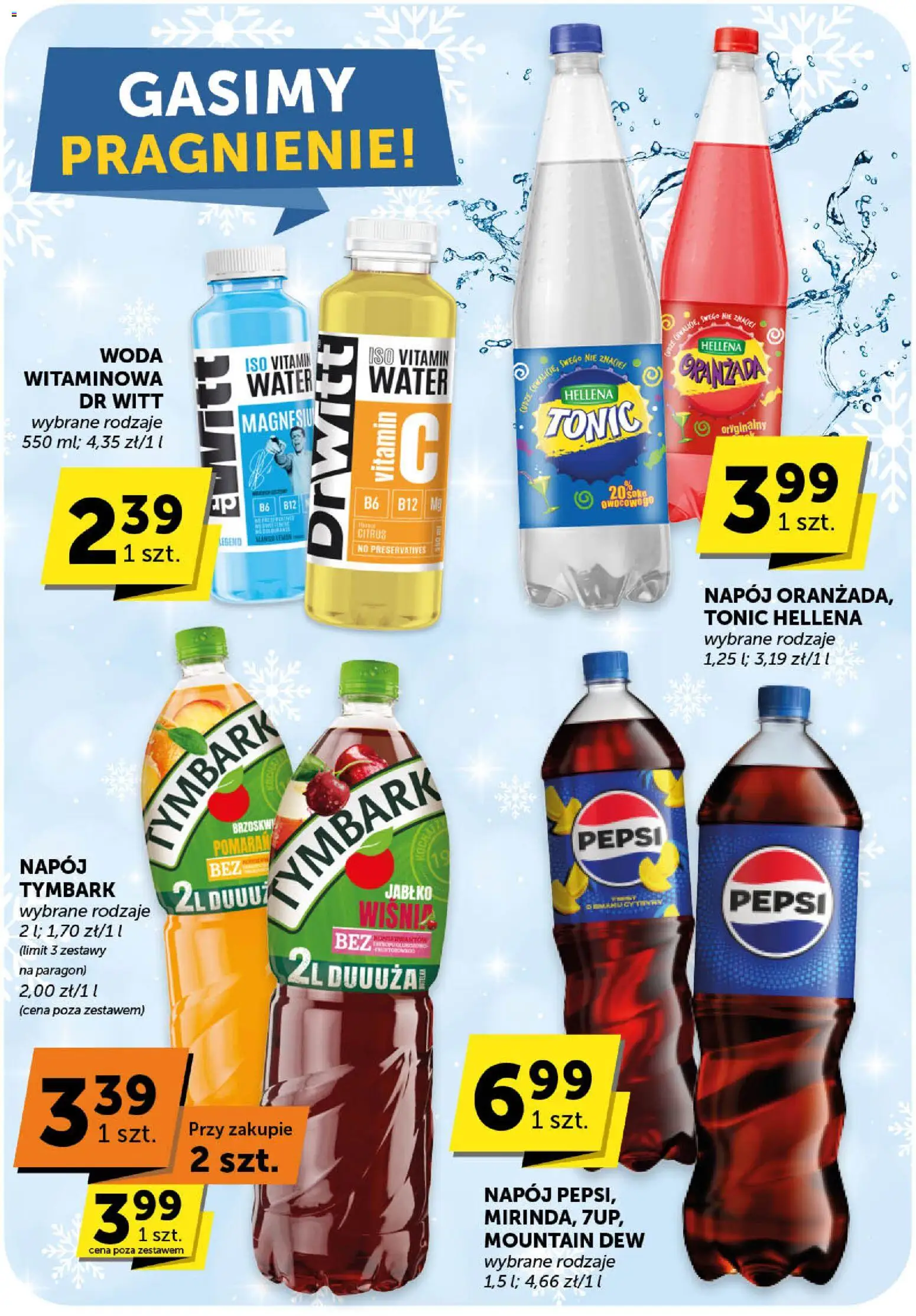 Euro Sklep Gazetka od 22.01.2026 | Strona: 24 | Produkty: Pepsi, Wiśnie, Woda